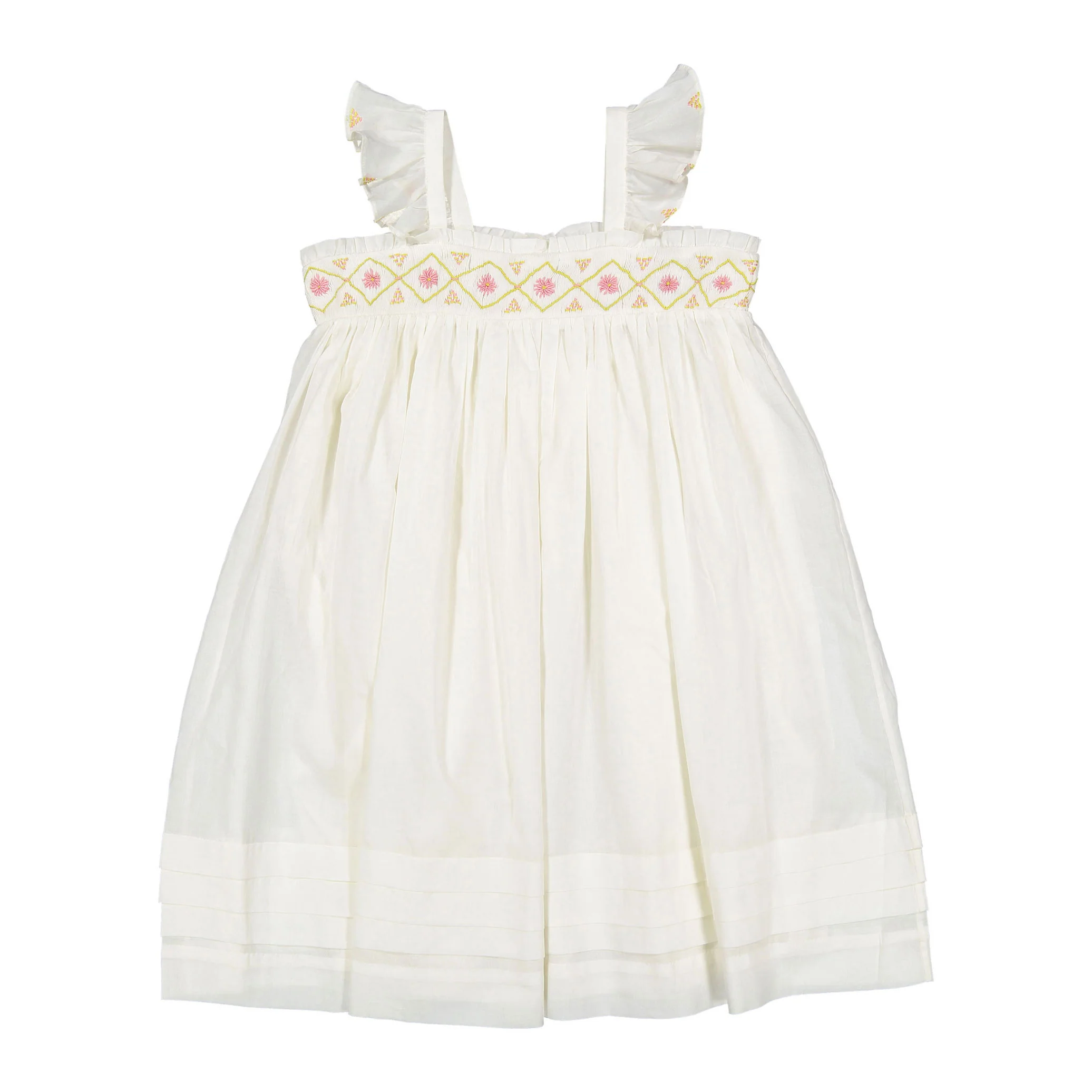 Bonpoint Ecru Laora Dress