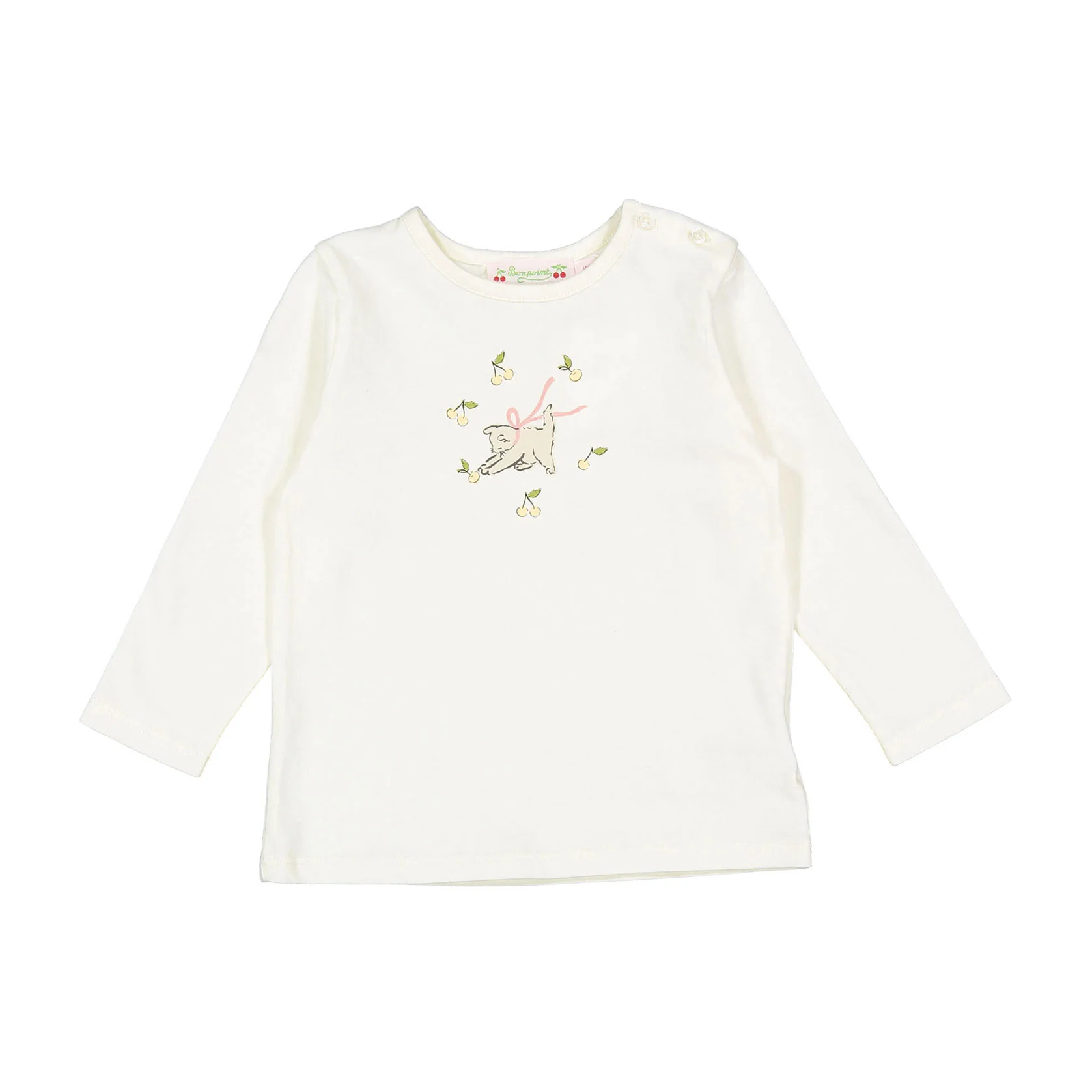 Bonpoint Ecru Tahsina Baby Tee
