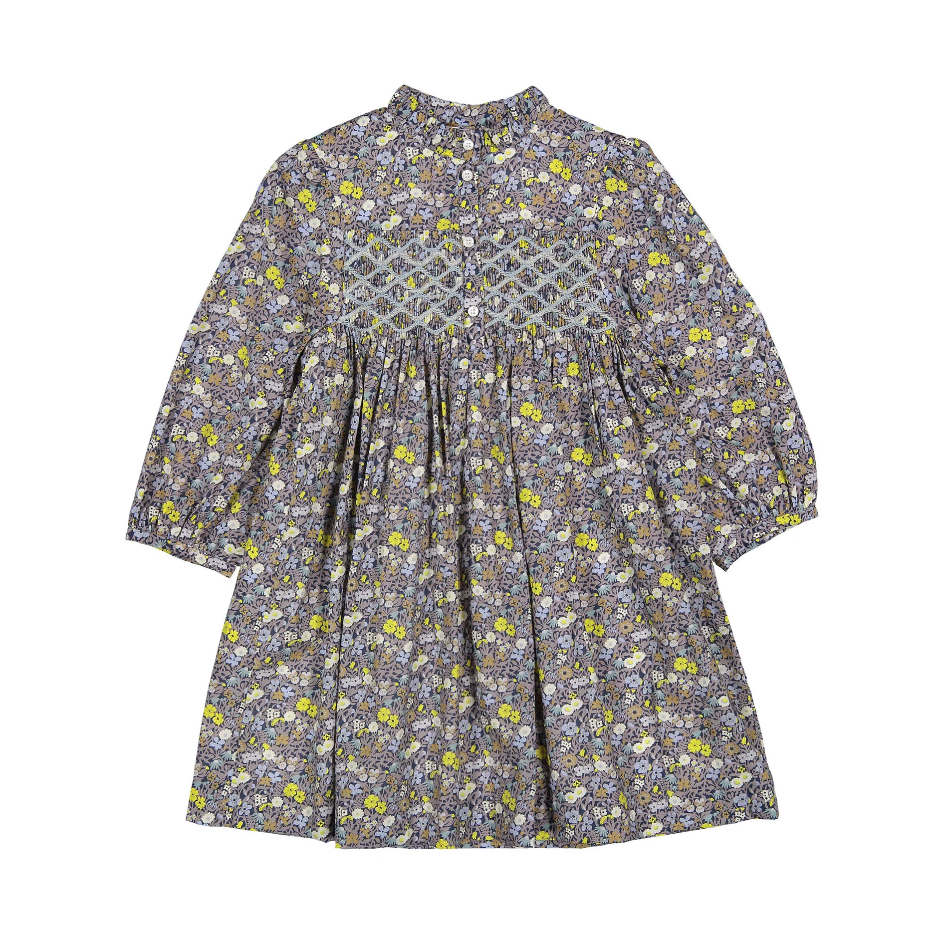 Bonpoint Floral Smocked Tamsin Dress