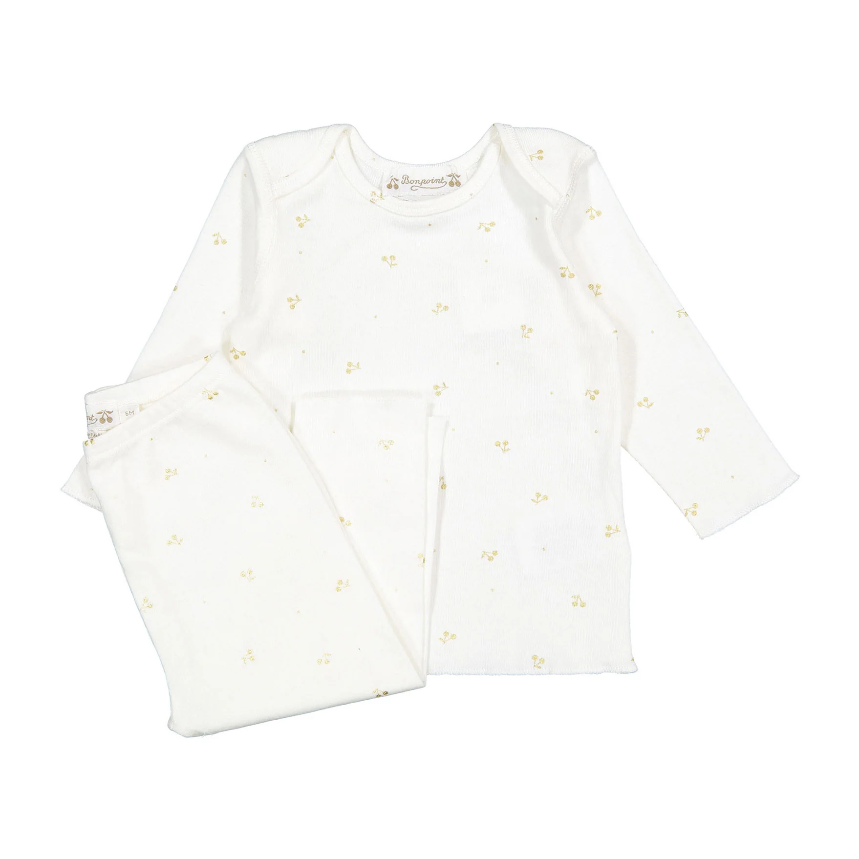 Bonpoint Gold Baby Outfit