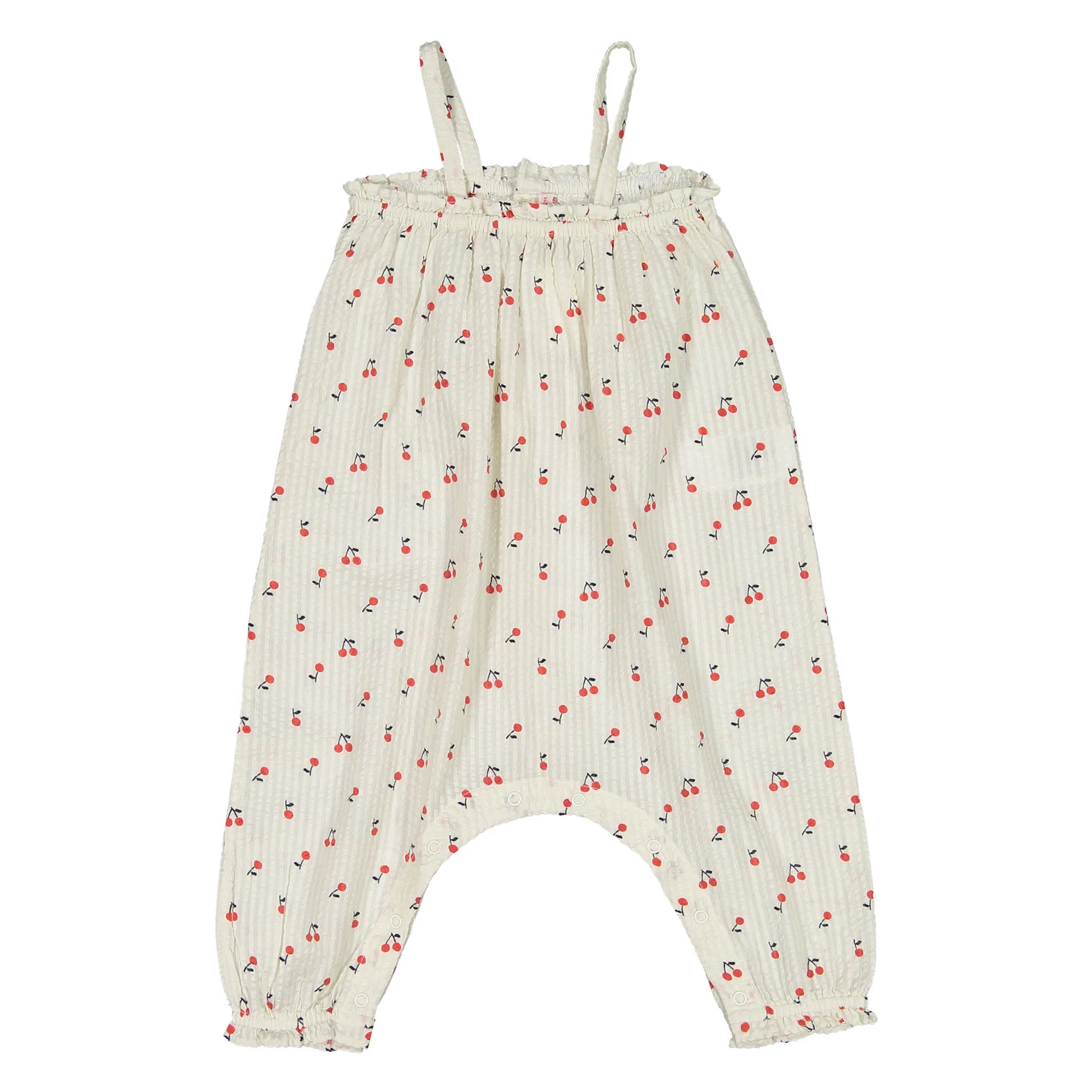 Bonpoint Ivory Sorbet Baby Overalls