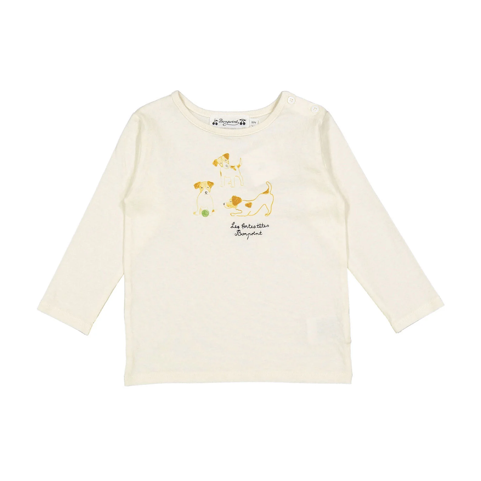 Bonpoint Ivory Tahsin Baby Tee