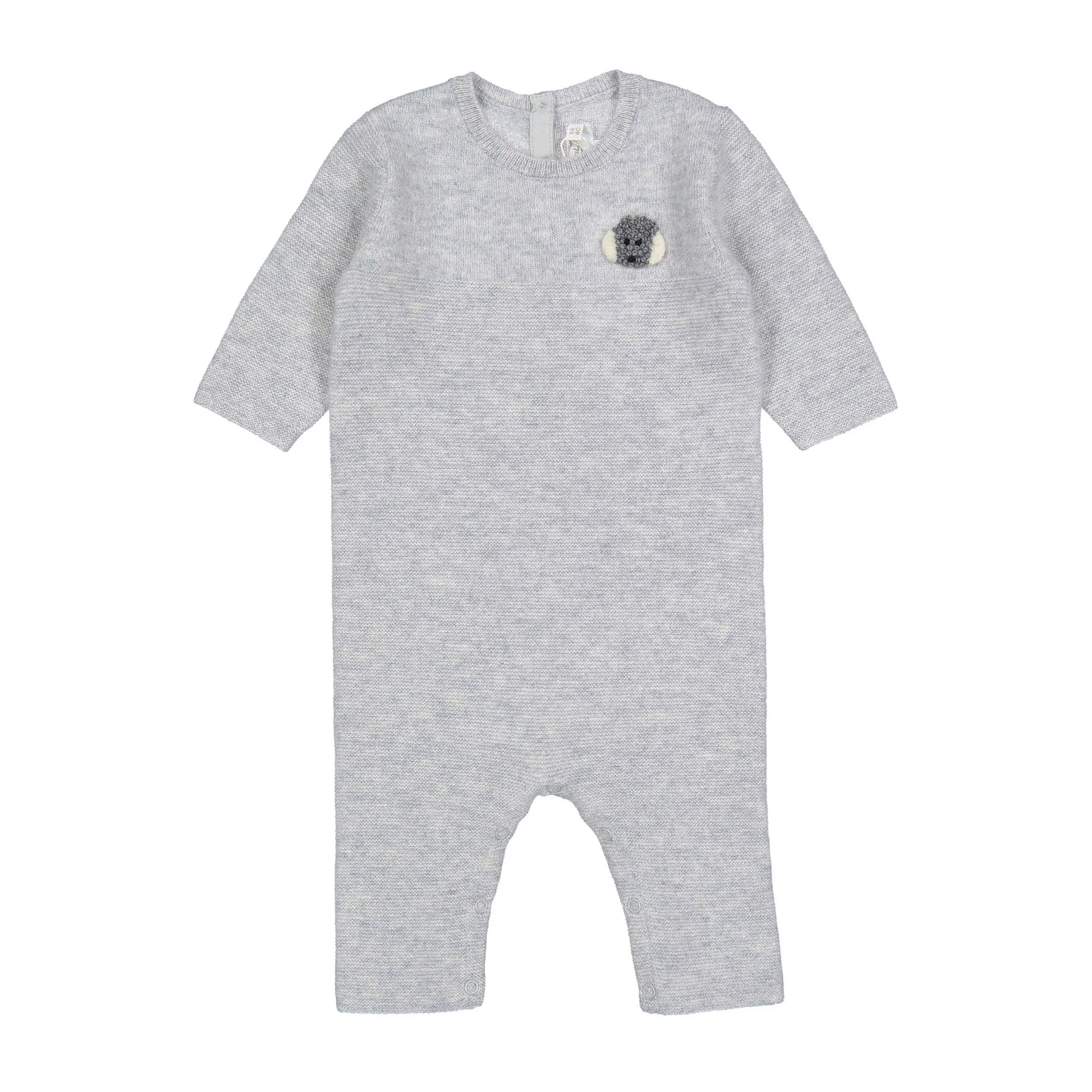 Bonpoint Light Grey Tinoe Baby Outfit