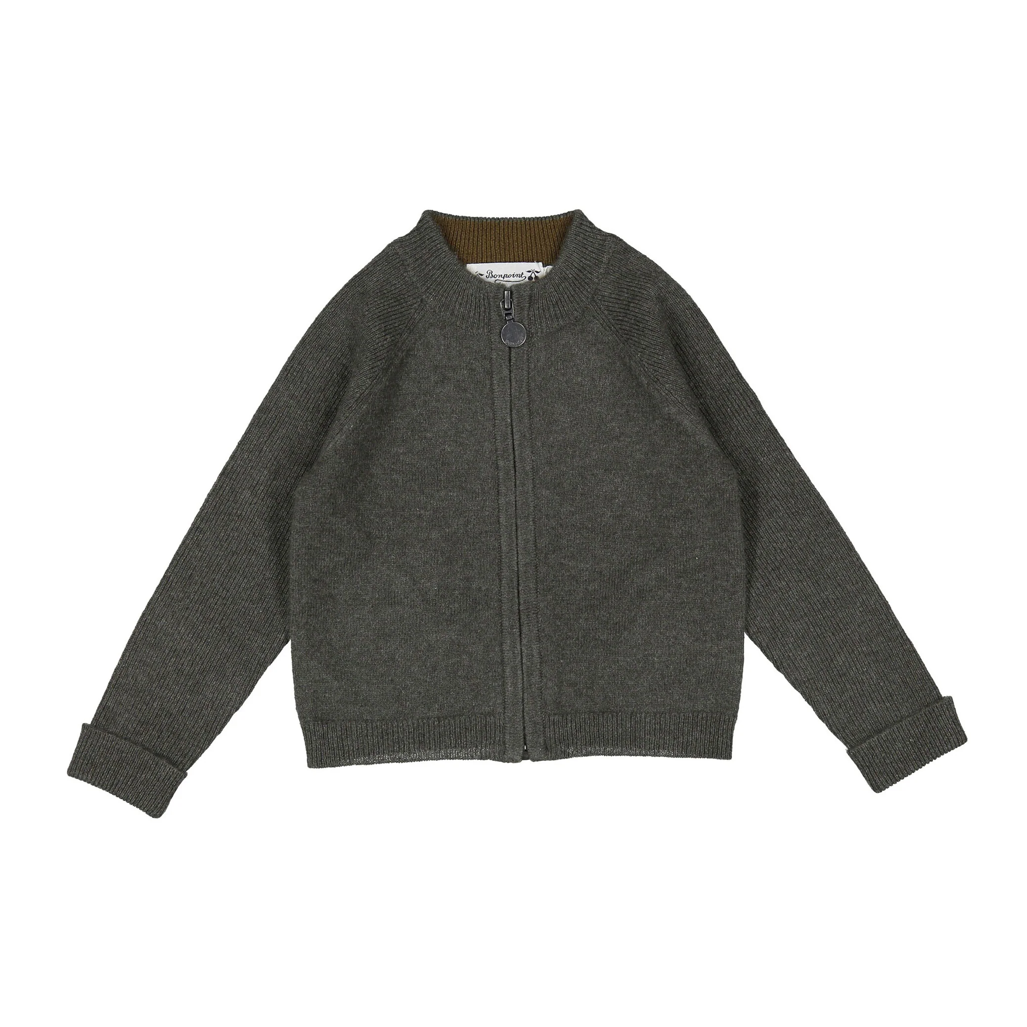 Bonpoint Light Khaki Thylio Baby Cardigan
