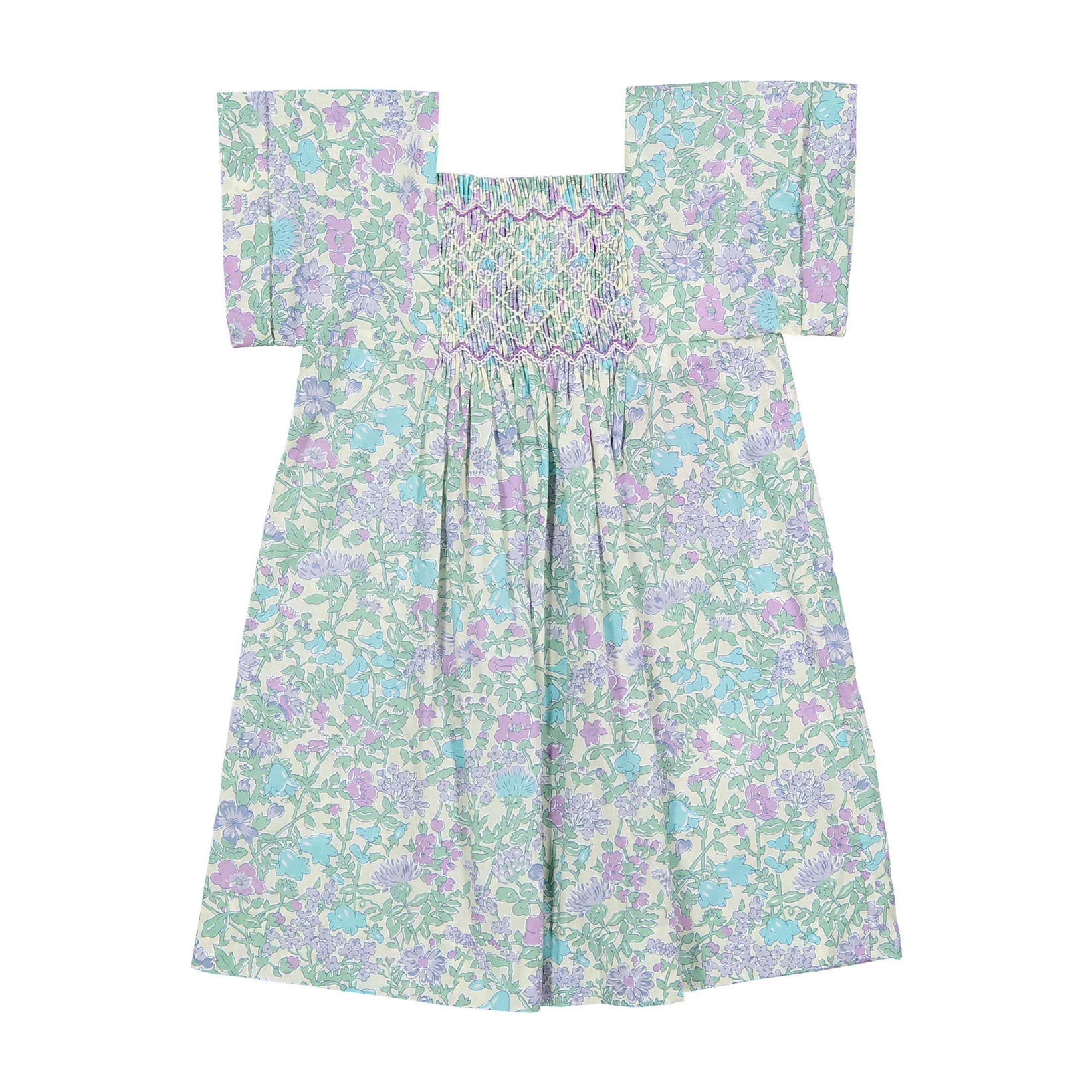 Bonpoint Light Violet Pais Baby Dress
