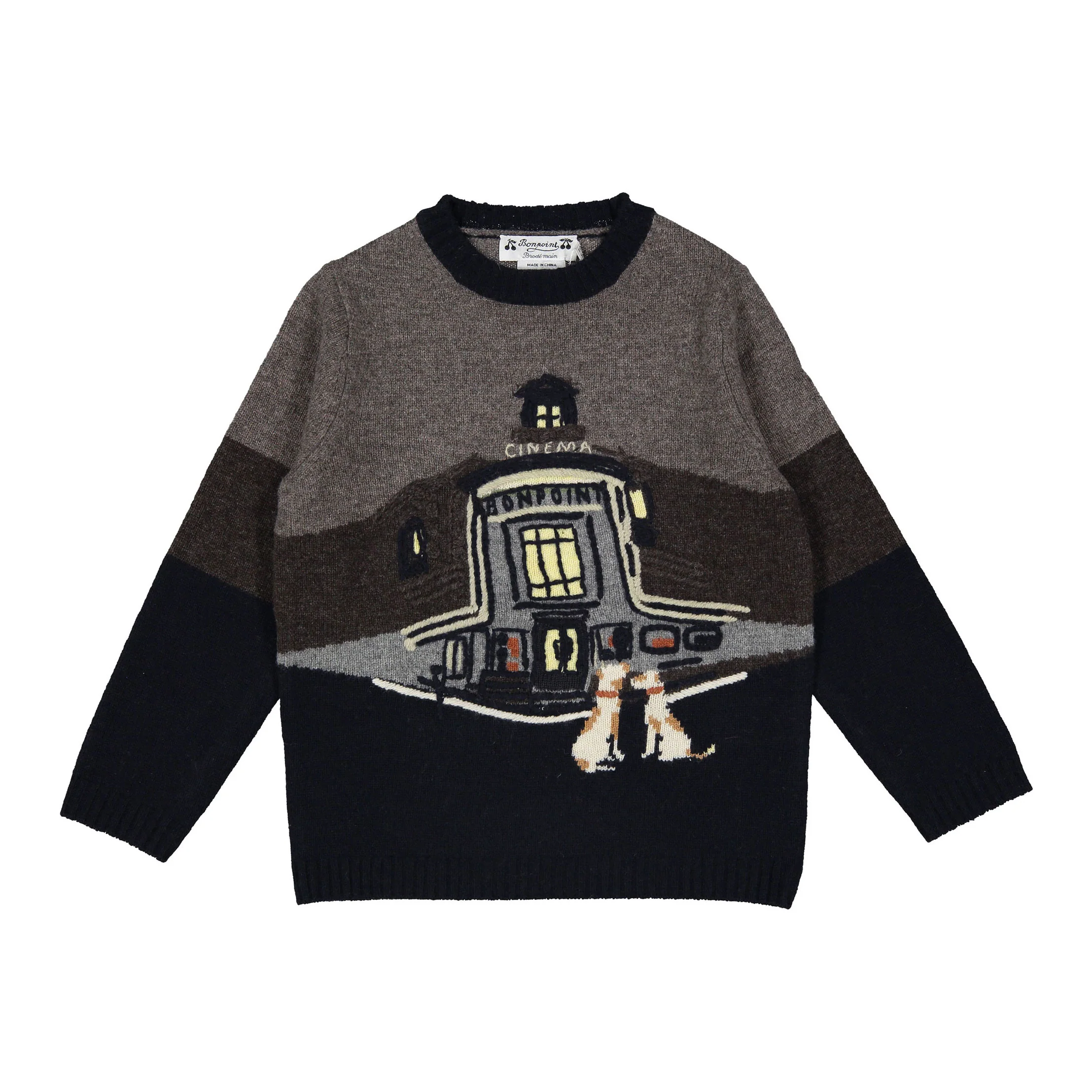 Bonpoint Midnight Blue Jean Sweater
