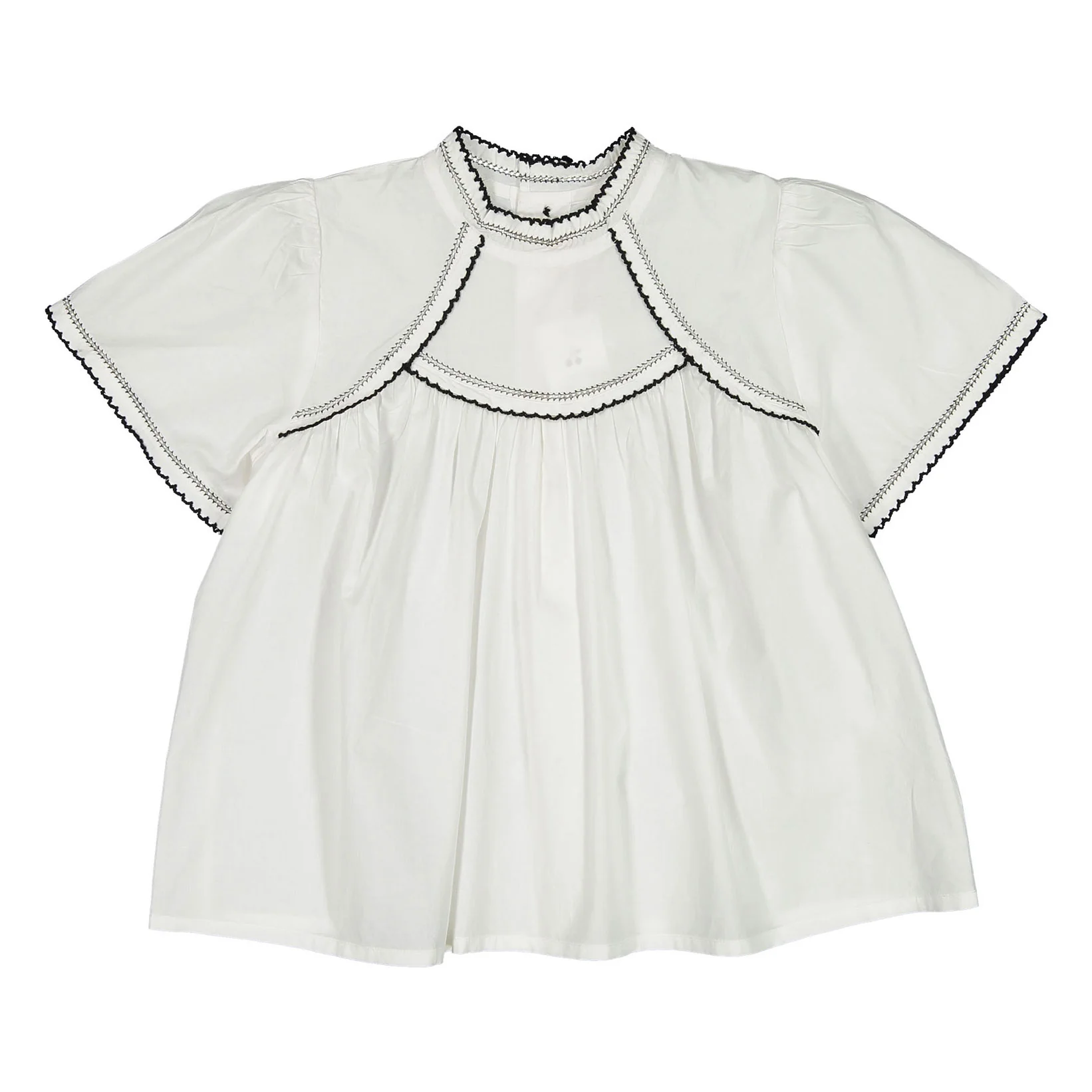 Bonpoint Milk White Eldoradie Blouse