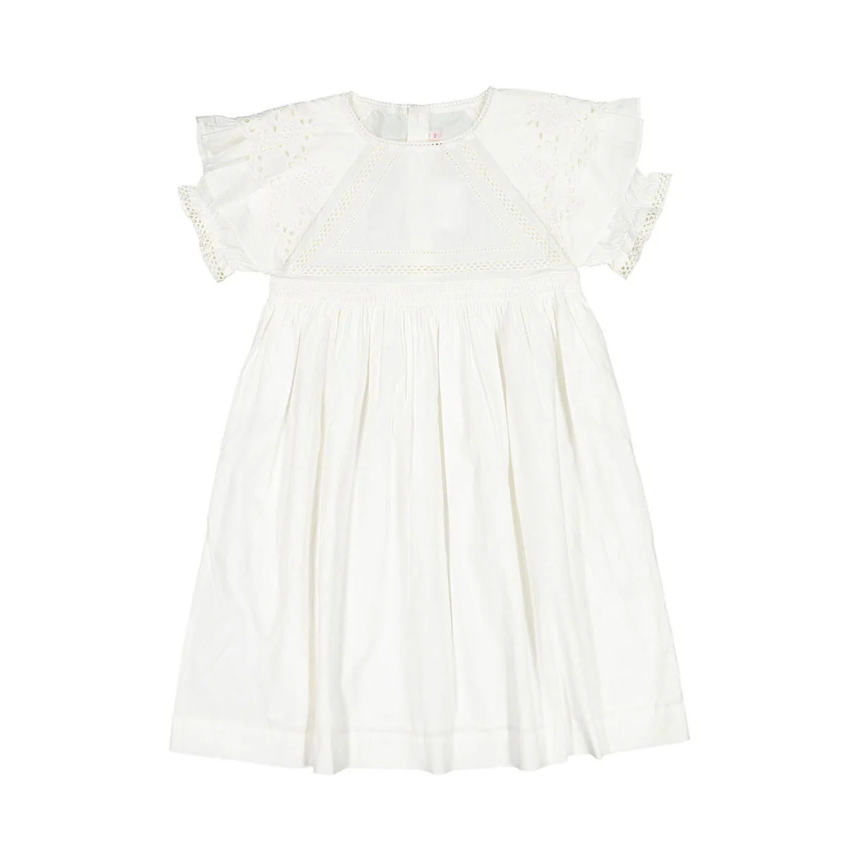 Bonpoint Milk White Elyne Dress