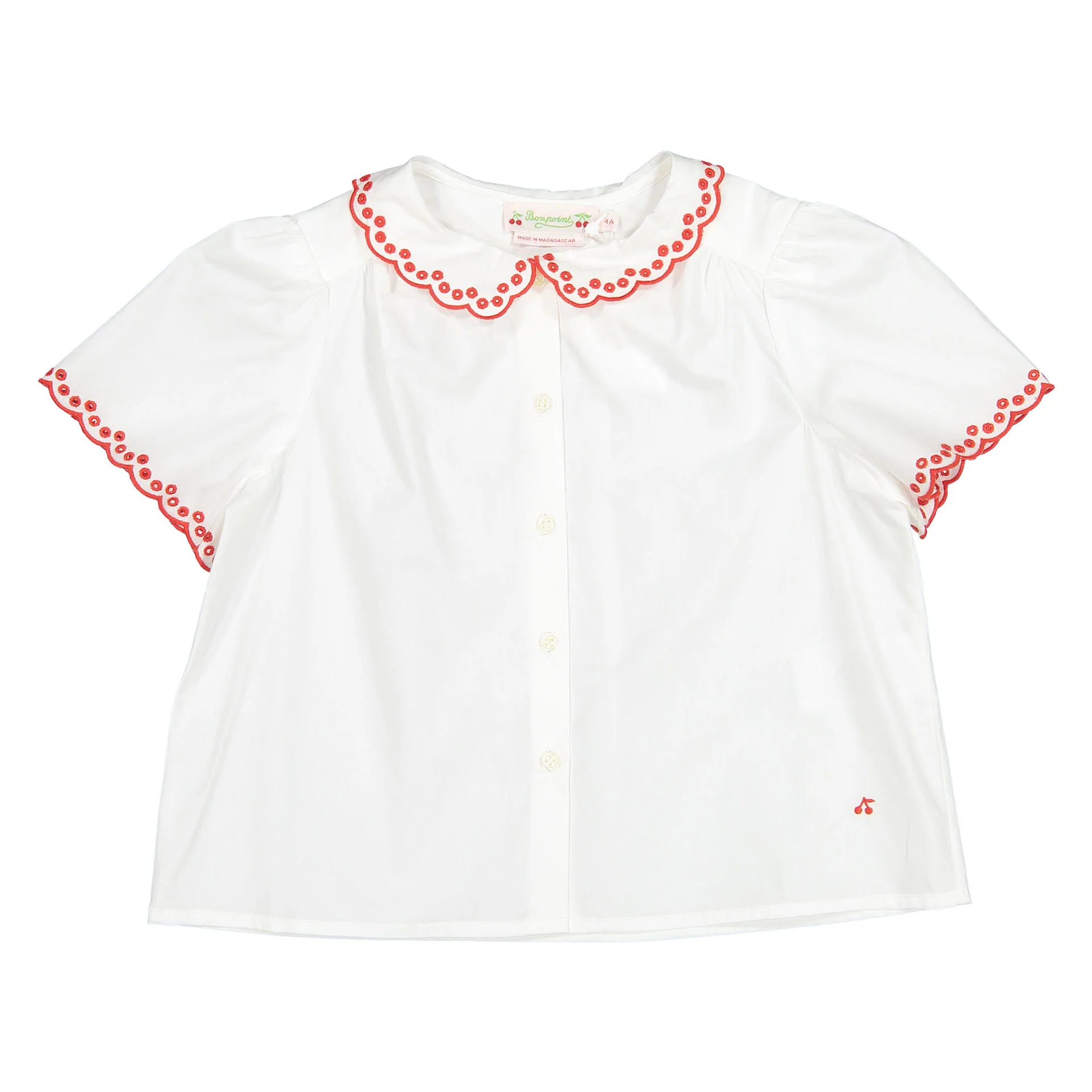 Bonpoint Milk White Ezzie Blouse