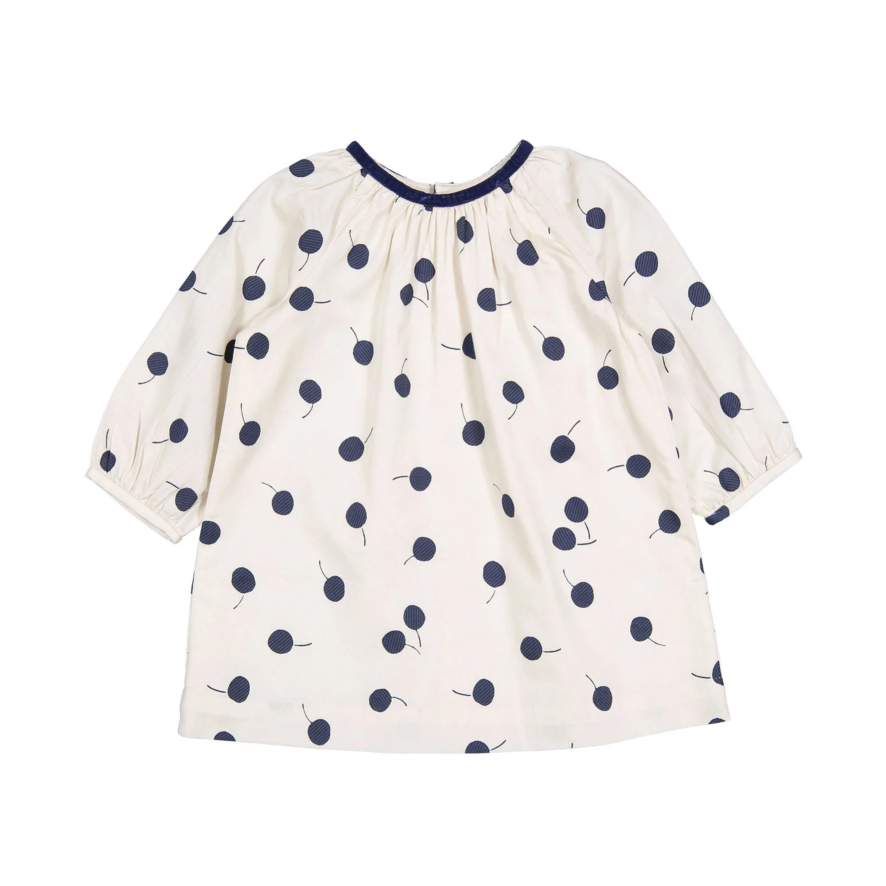Bonpoint Navy Gracielle Baby Dress