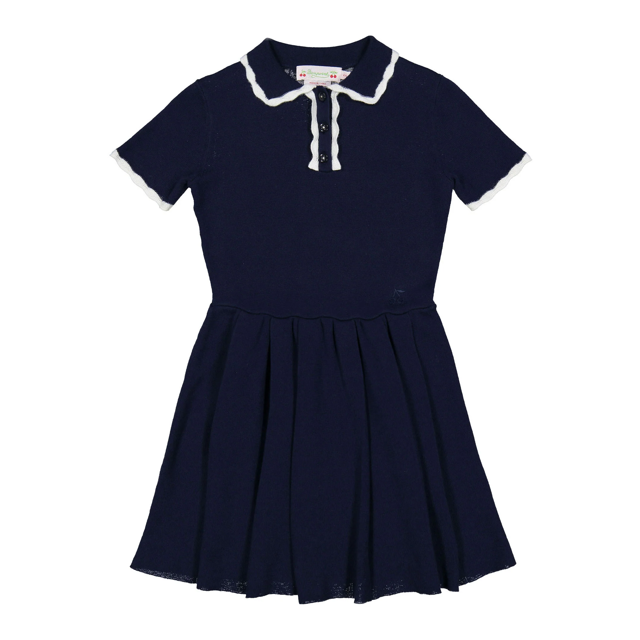 Bonpoint Navy Lubua Dress