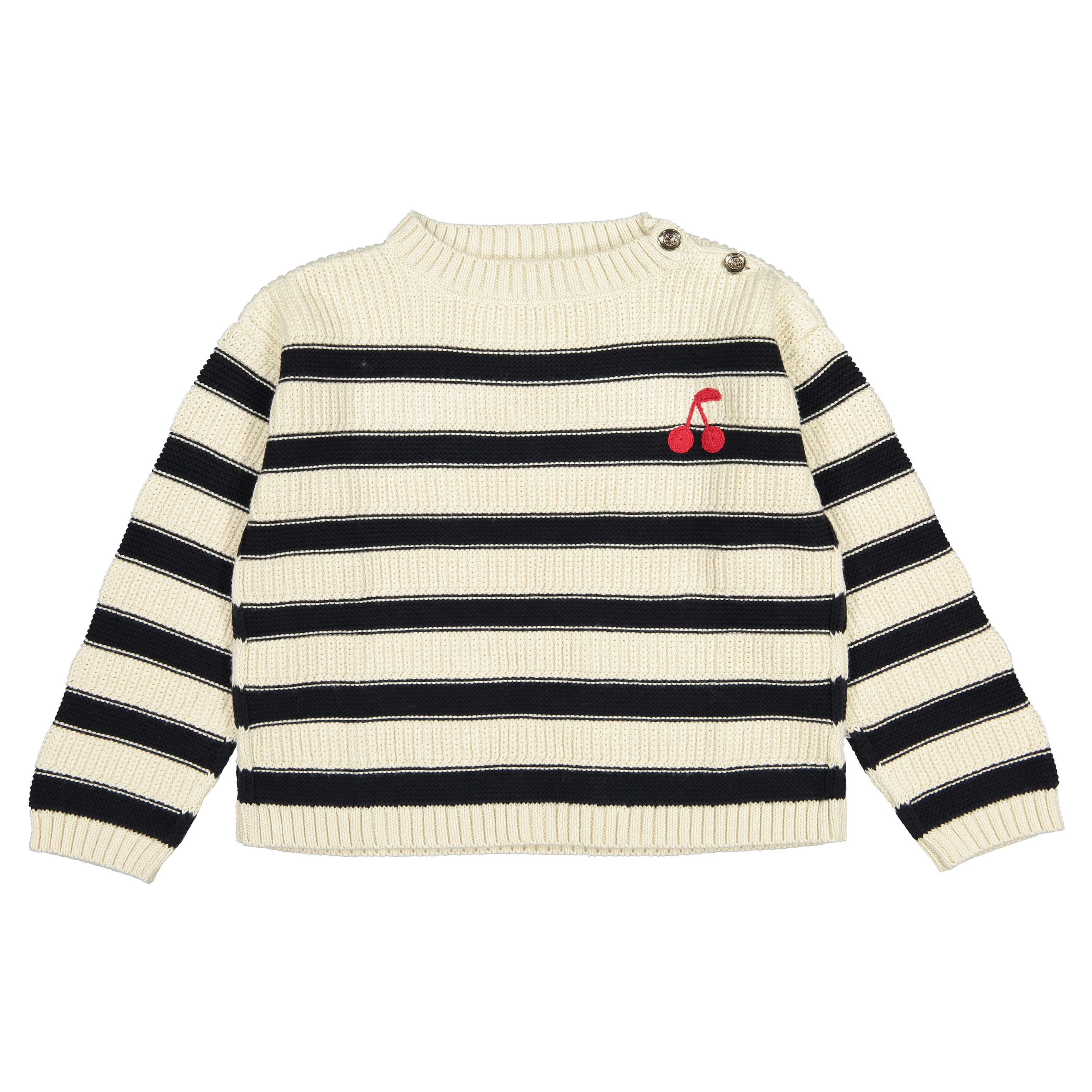 Bonpoint Navy Stripe Ereni  Sweater