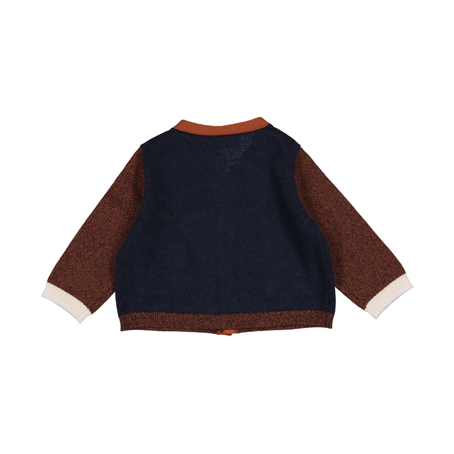Bonpoint Navy Tahiel Baby Cardigan - Image 2