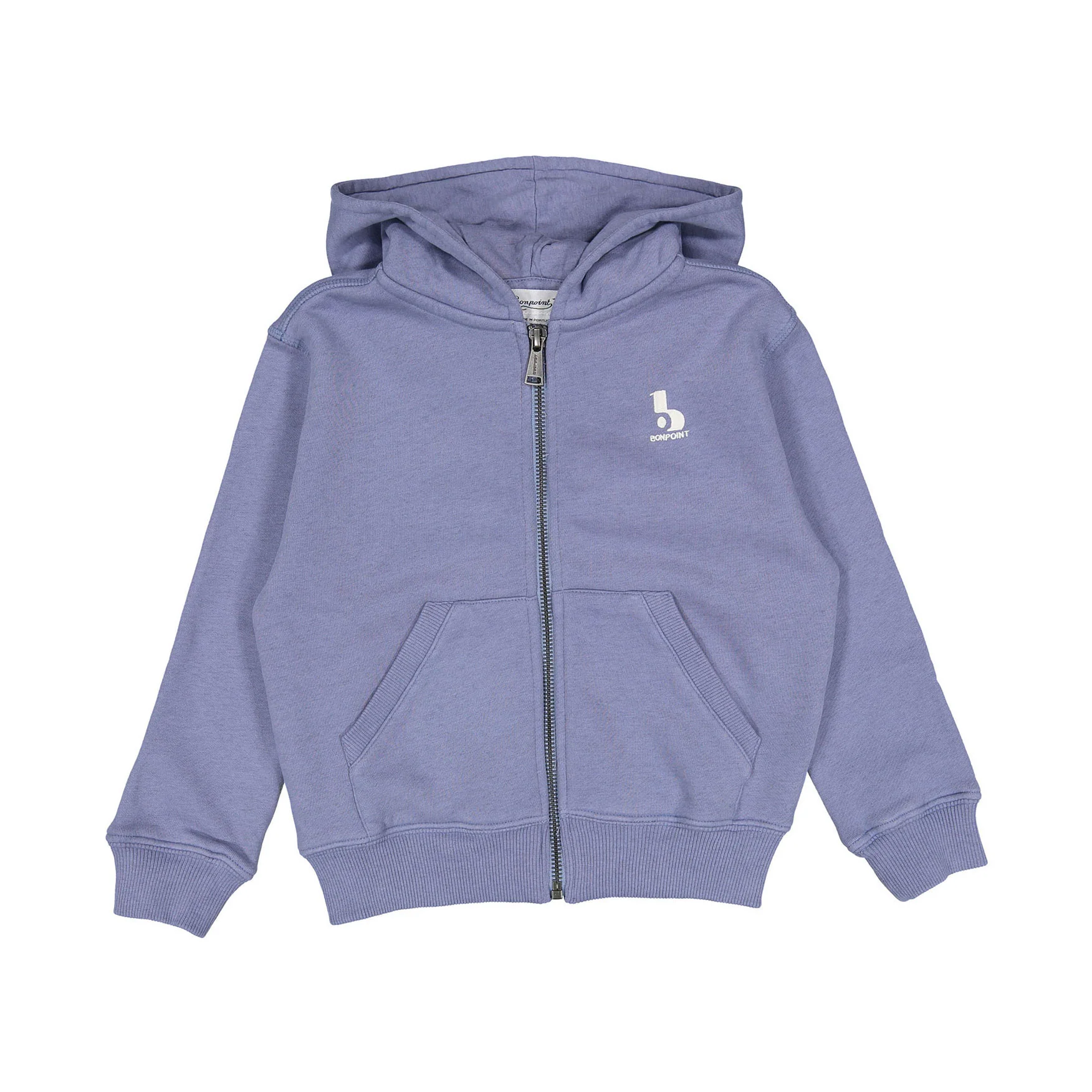 Bonpoint Northern Blue Dagan Zip Sweatshirt