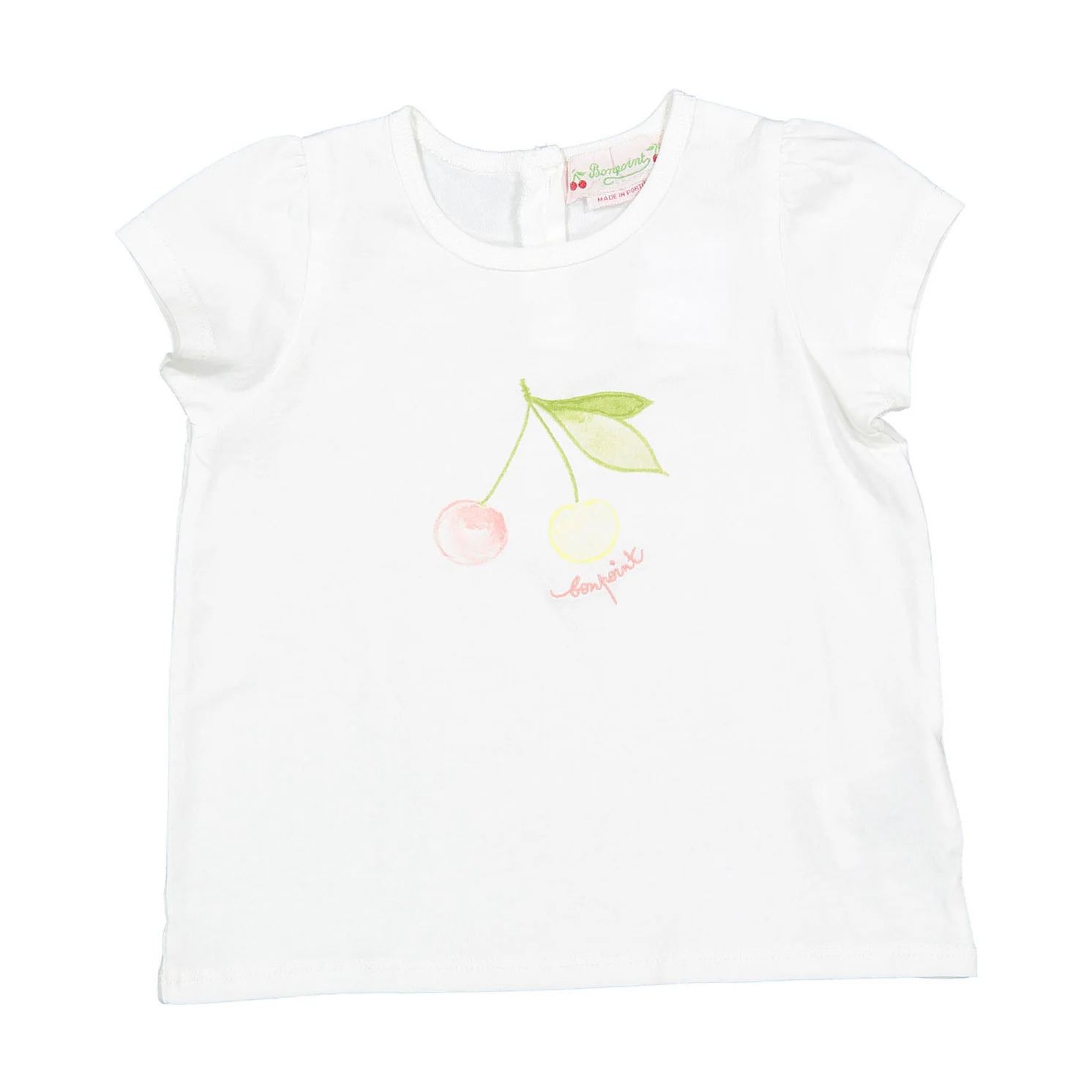 Bonpoint Off White Cira Baby T-Shirt
