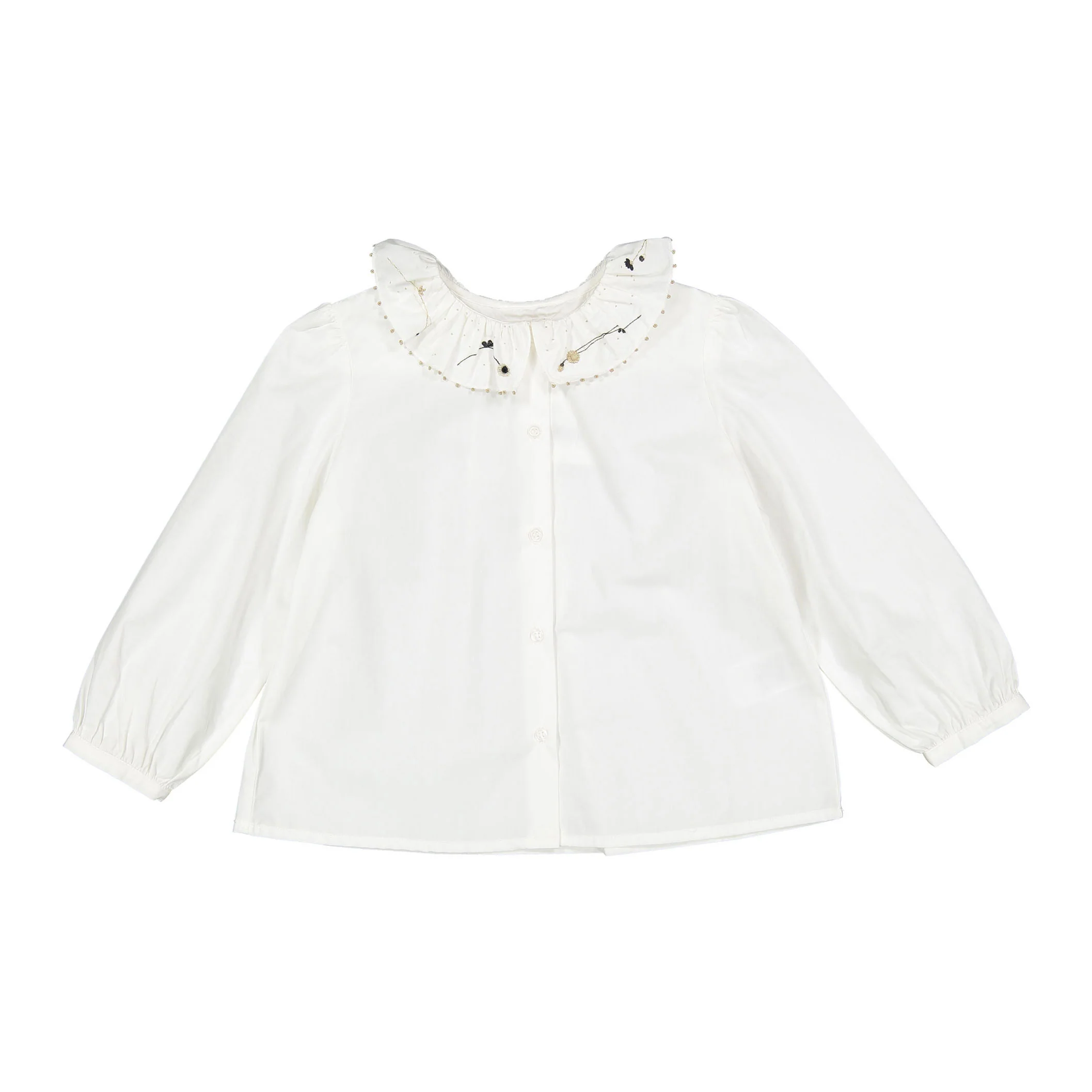 Bonpoint Off White Jora Blouse