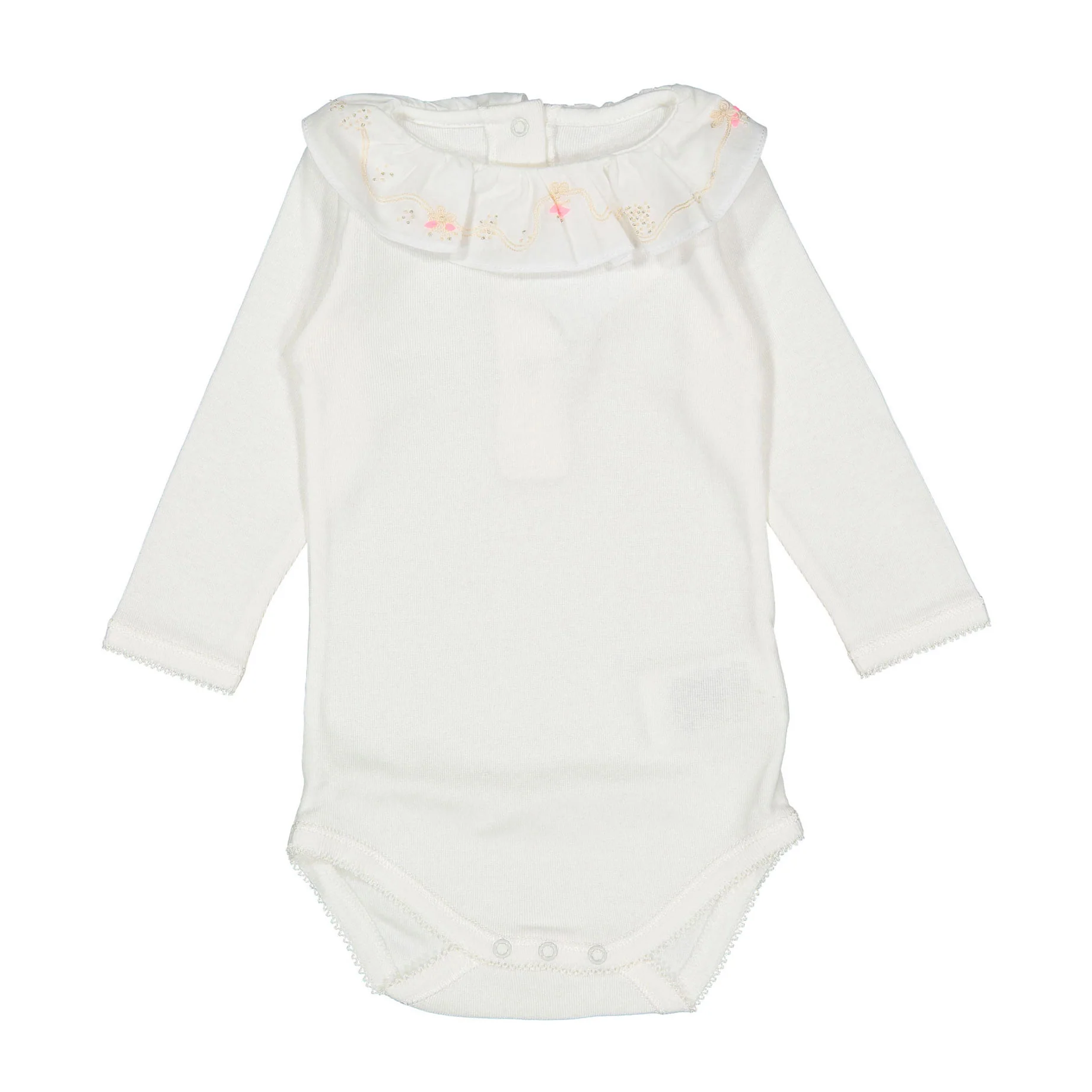 Bonpoint Off White June Bodysuit