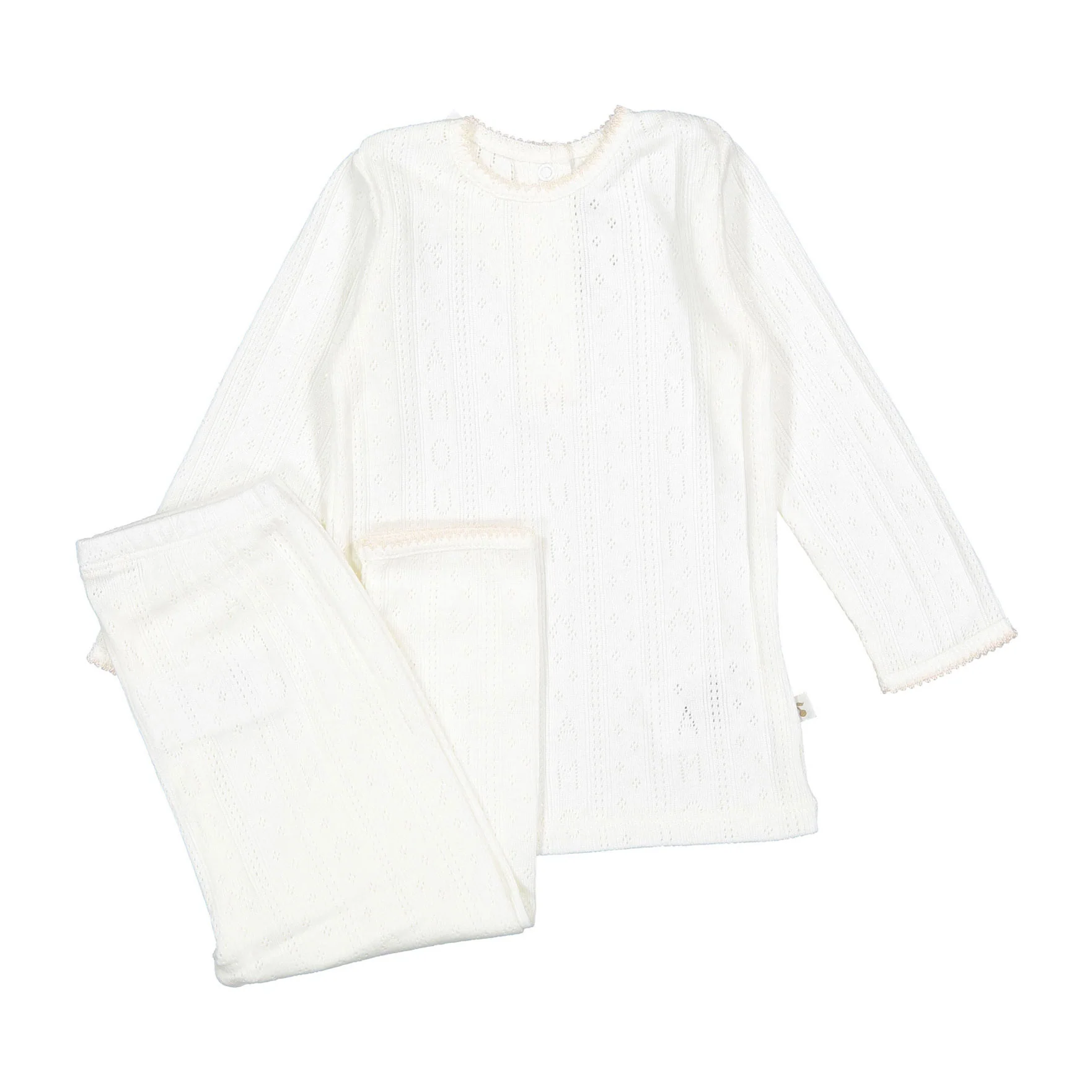 Bonpoint Off White Leandra Baby Outfit