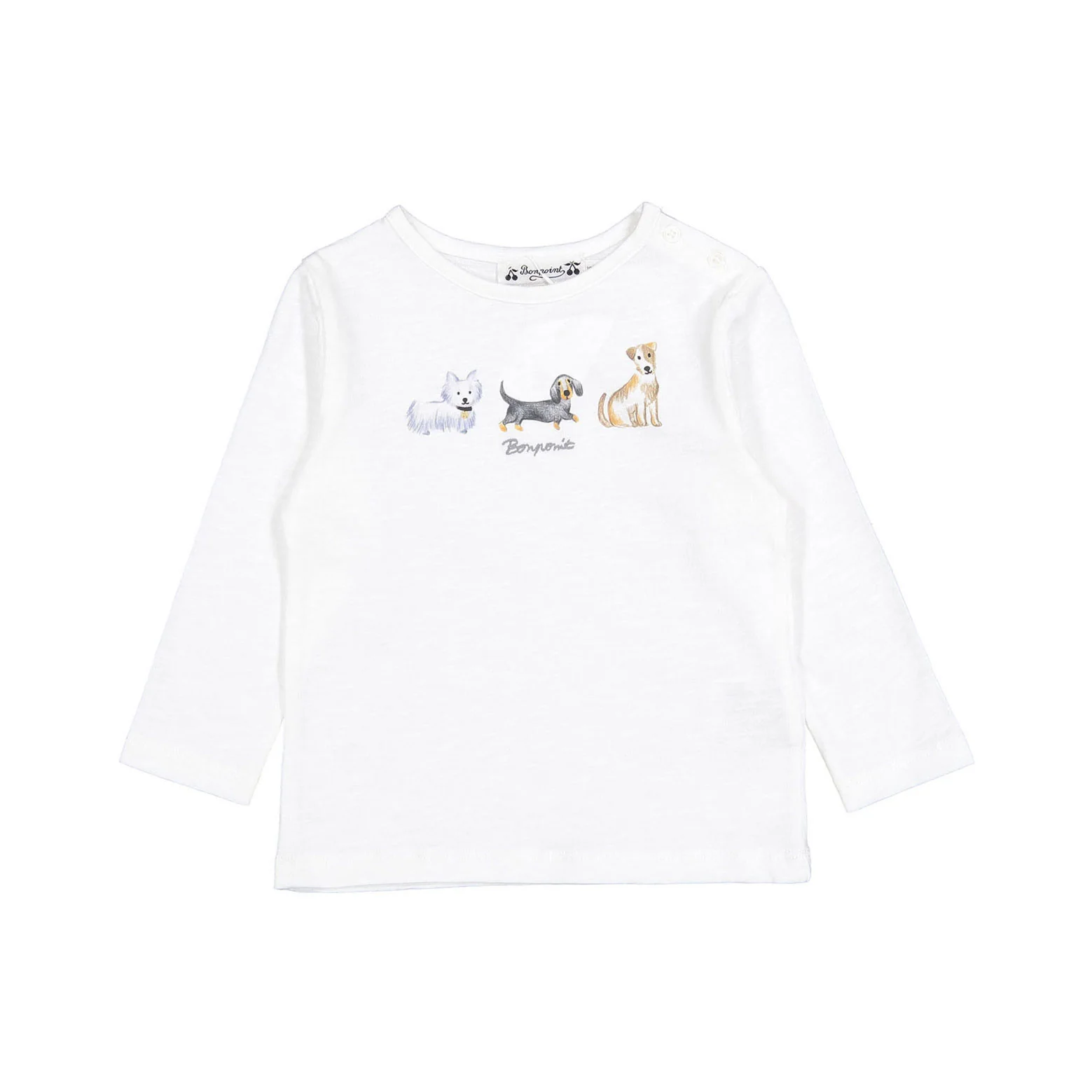 Bonpoint Off White Tahsin Baby T-shirt
