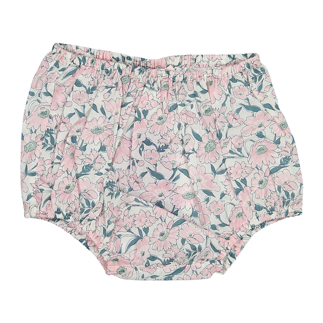 Bonpoint Pale Pink Floral Baby Bloomers