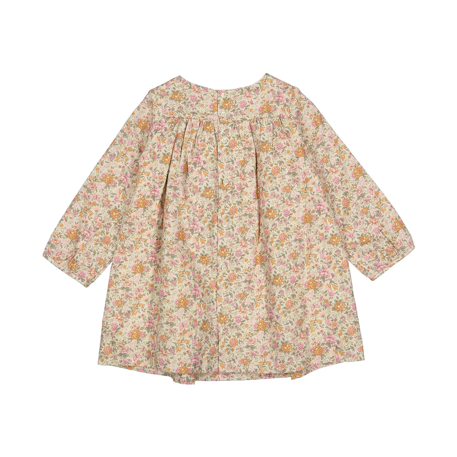 Bonpoint Pale Rose Floral Smockee Felicie Baby Dress - Image 2