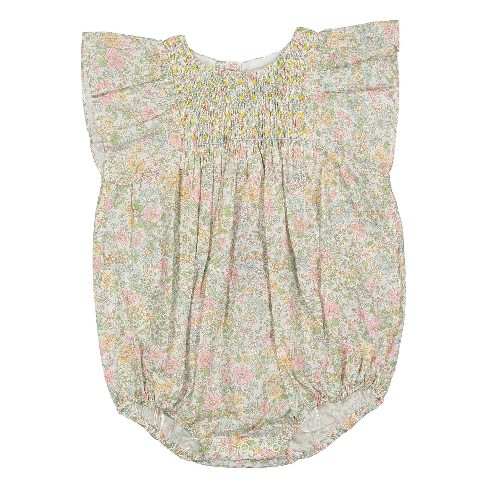 Bonpoint Pink Edelili Romper