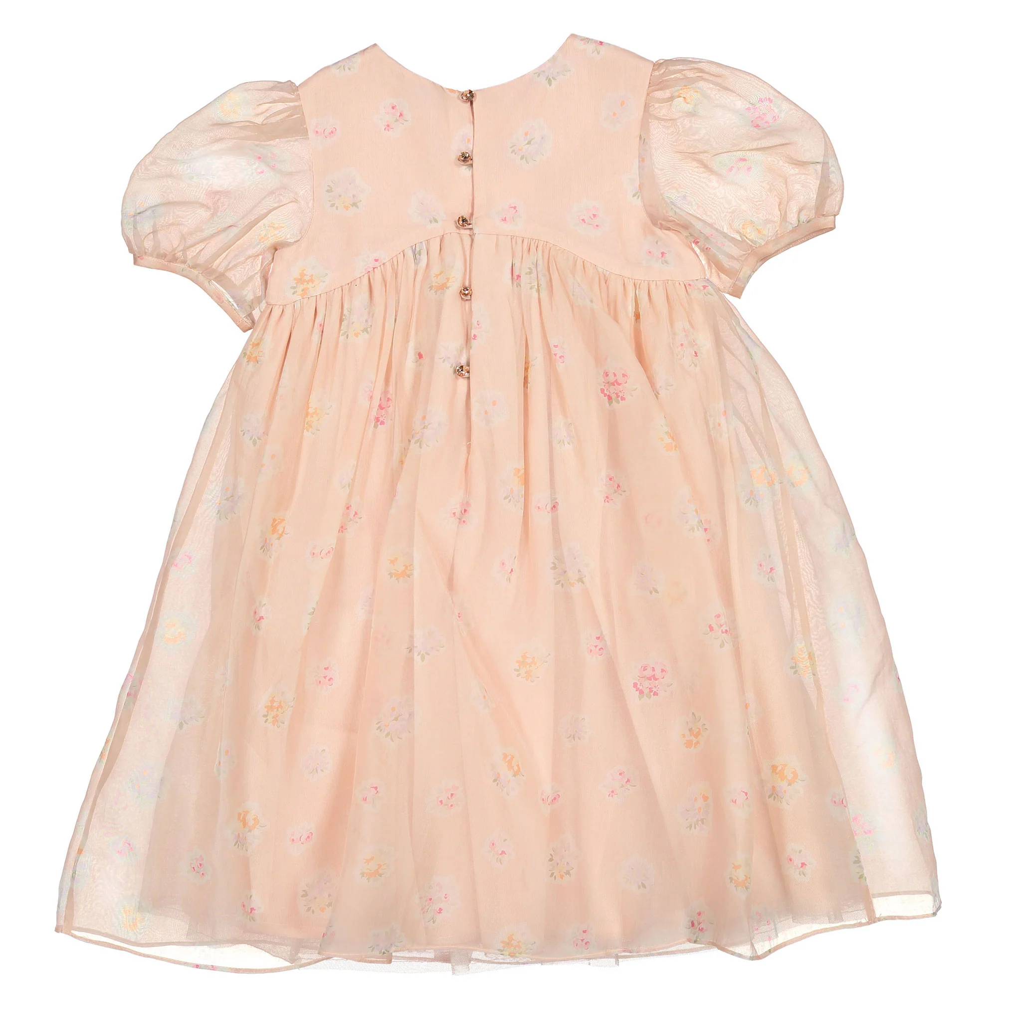 Bonpoint Pink Flowers Elmae Dress - Image 2