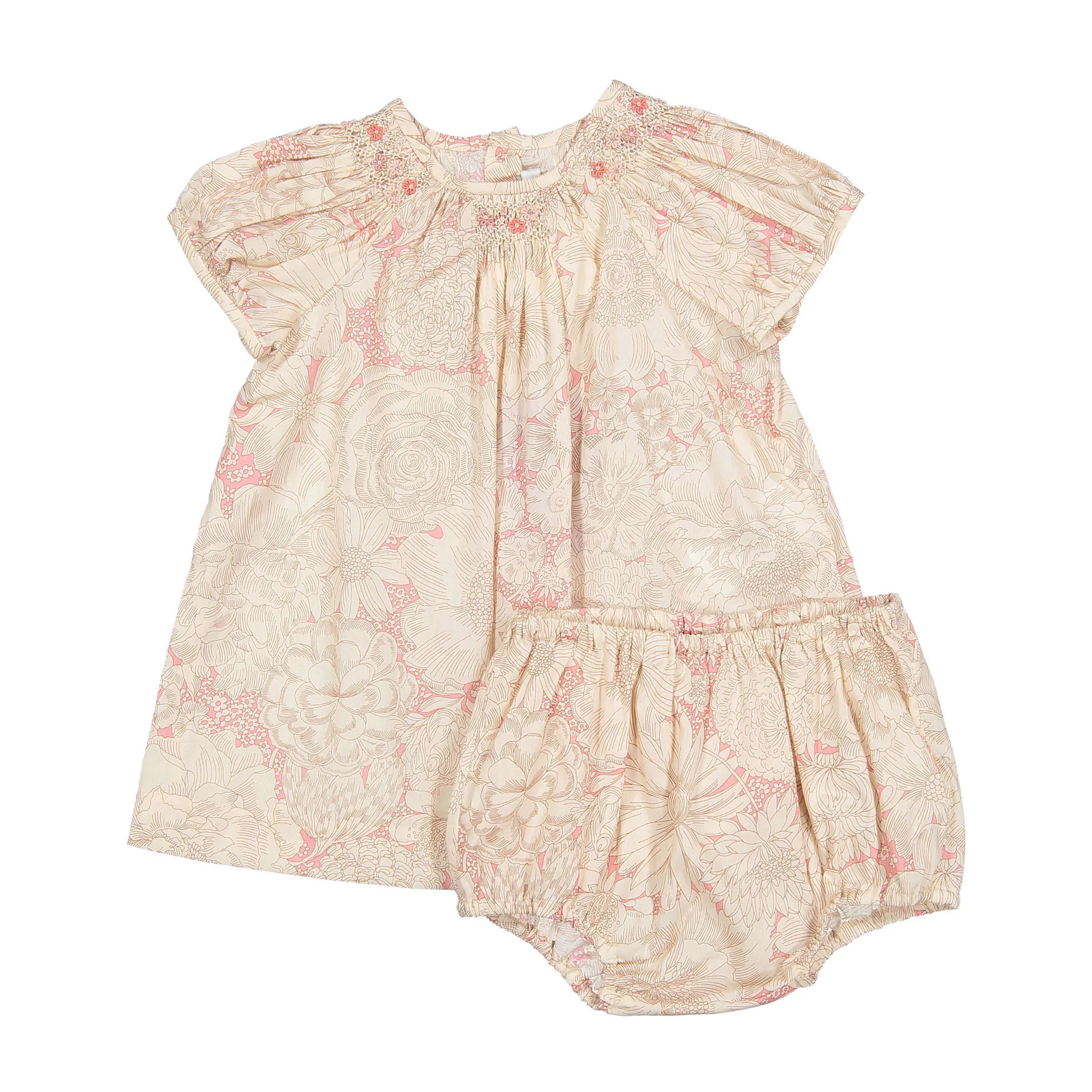 Bonpoint Pink Lucia Baby Dress