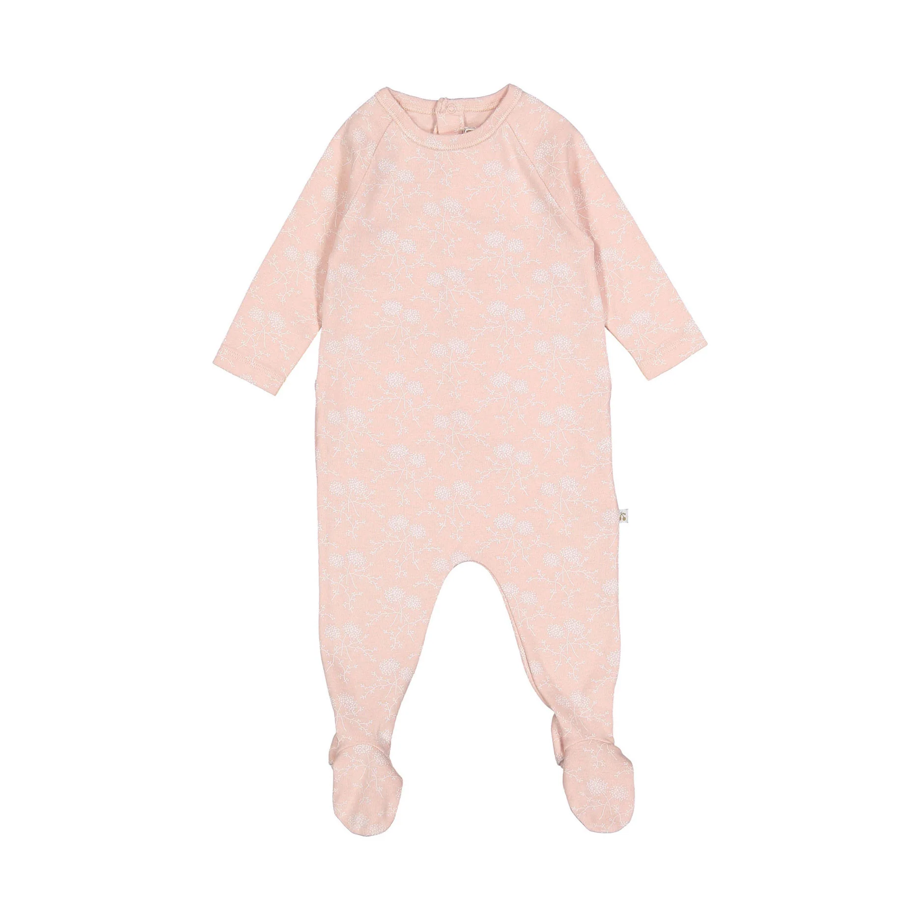 Bonpoint Powder Pink Tif Baby Pajamas