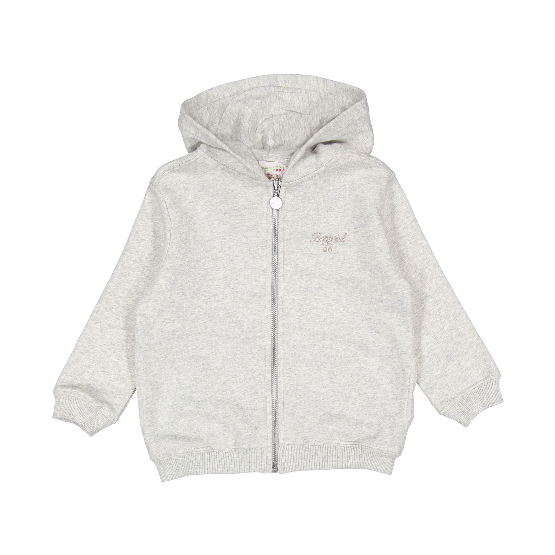 Bonpoint Putty Talent Zip Sweatshirt