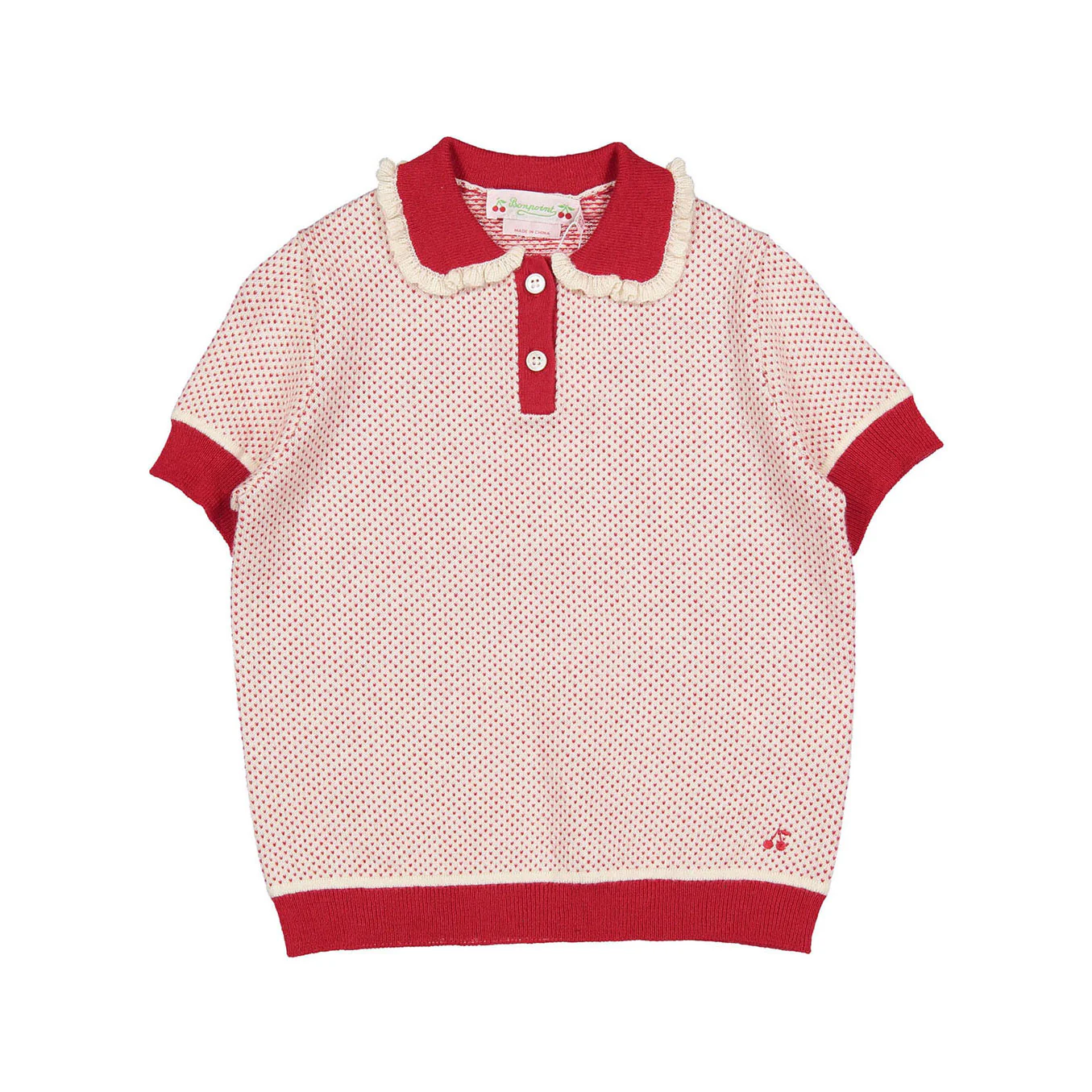 Bonpoint Red Frynja Pullover