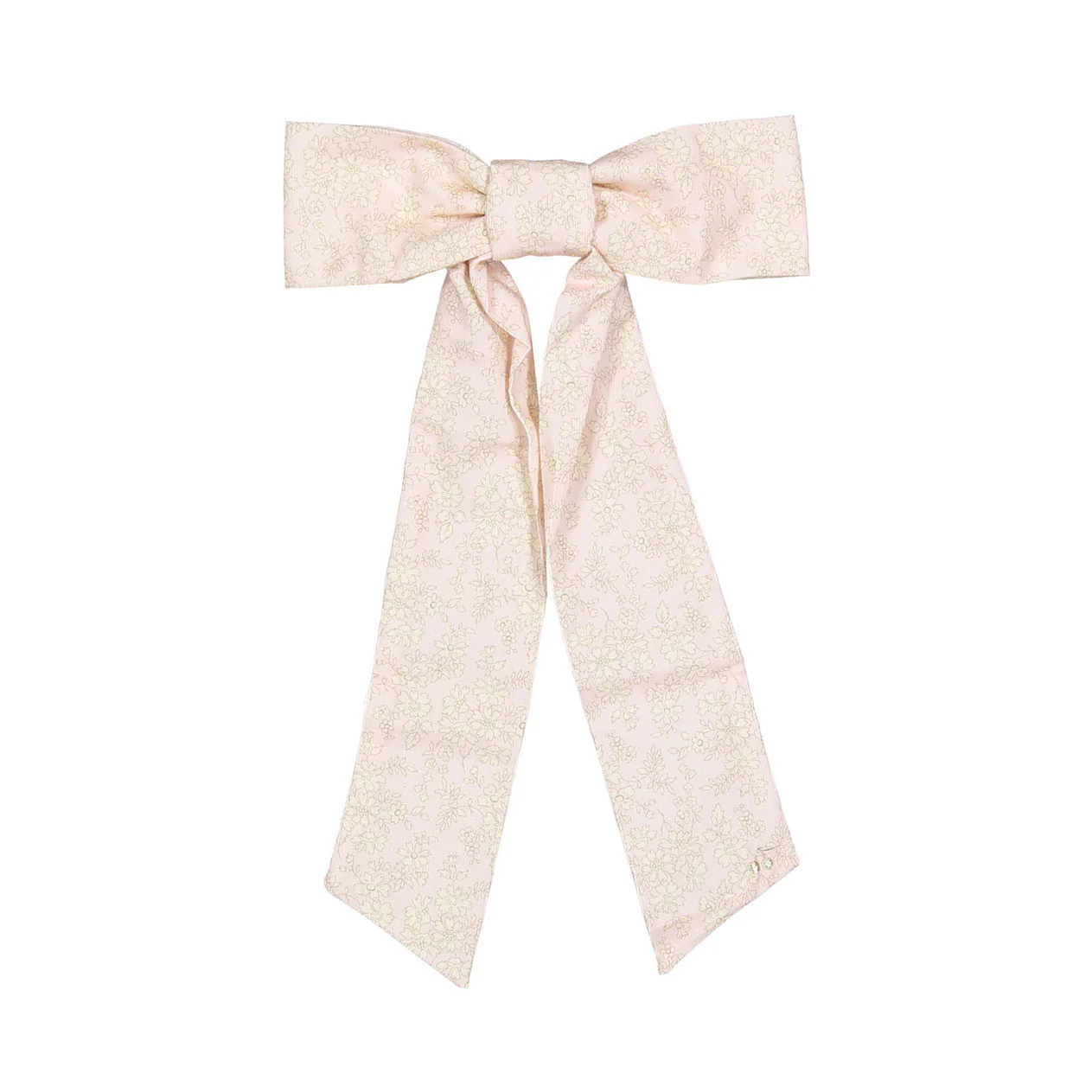 Bonpoint Rose Pink Bow Clip
