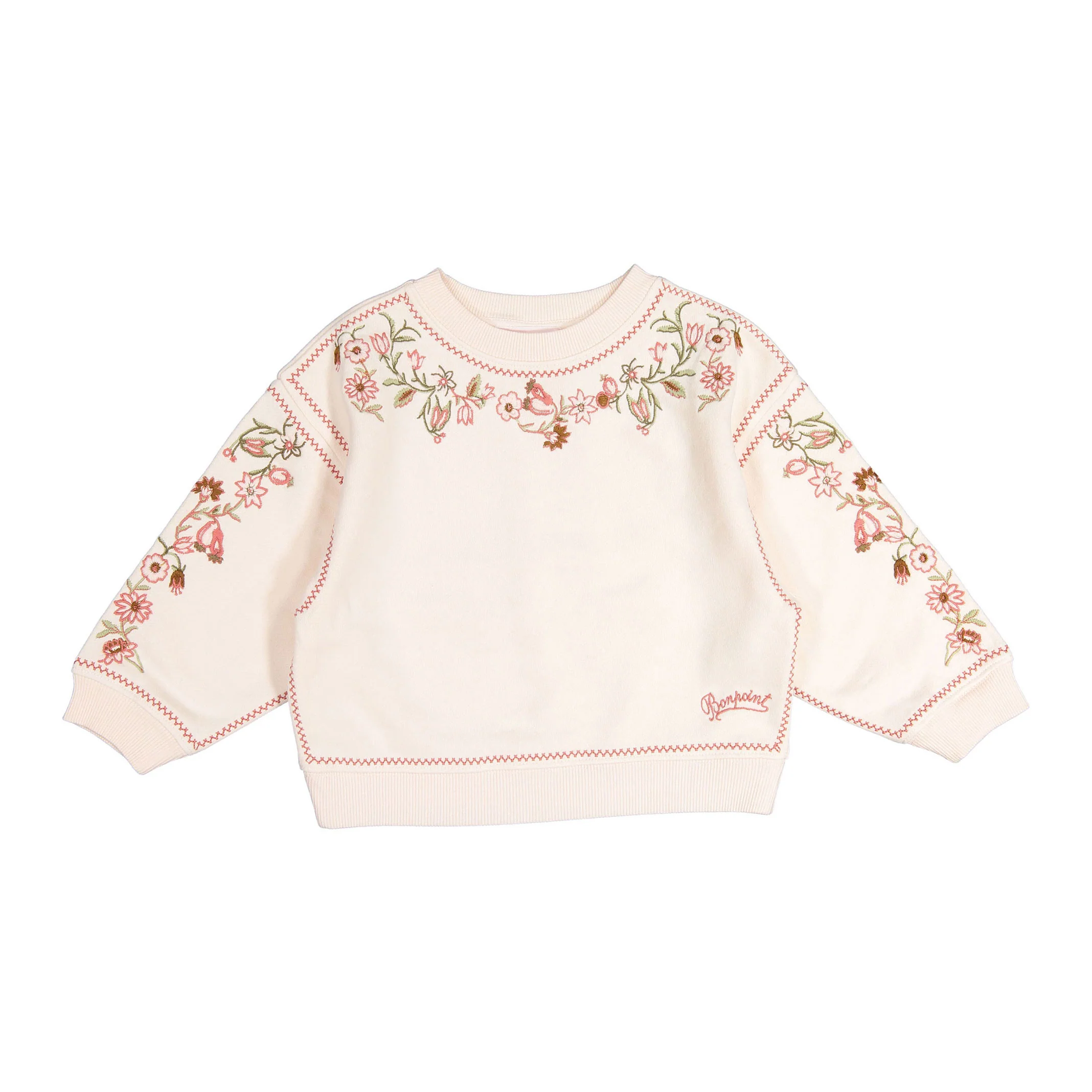 Bonpoint Rose Pink Dolores Sweater