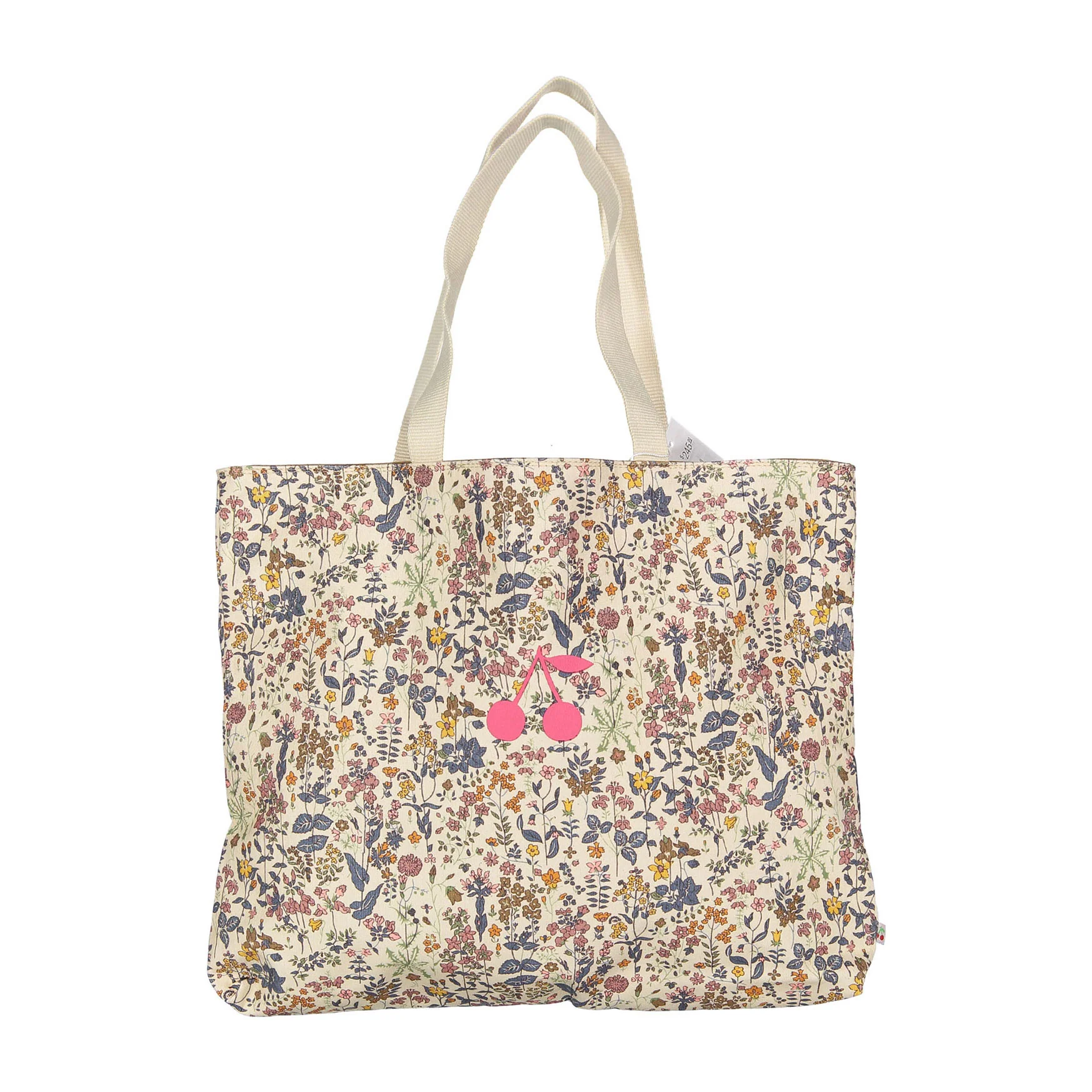 Bonpoint Tan Floral Print Newbaggy Tote