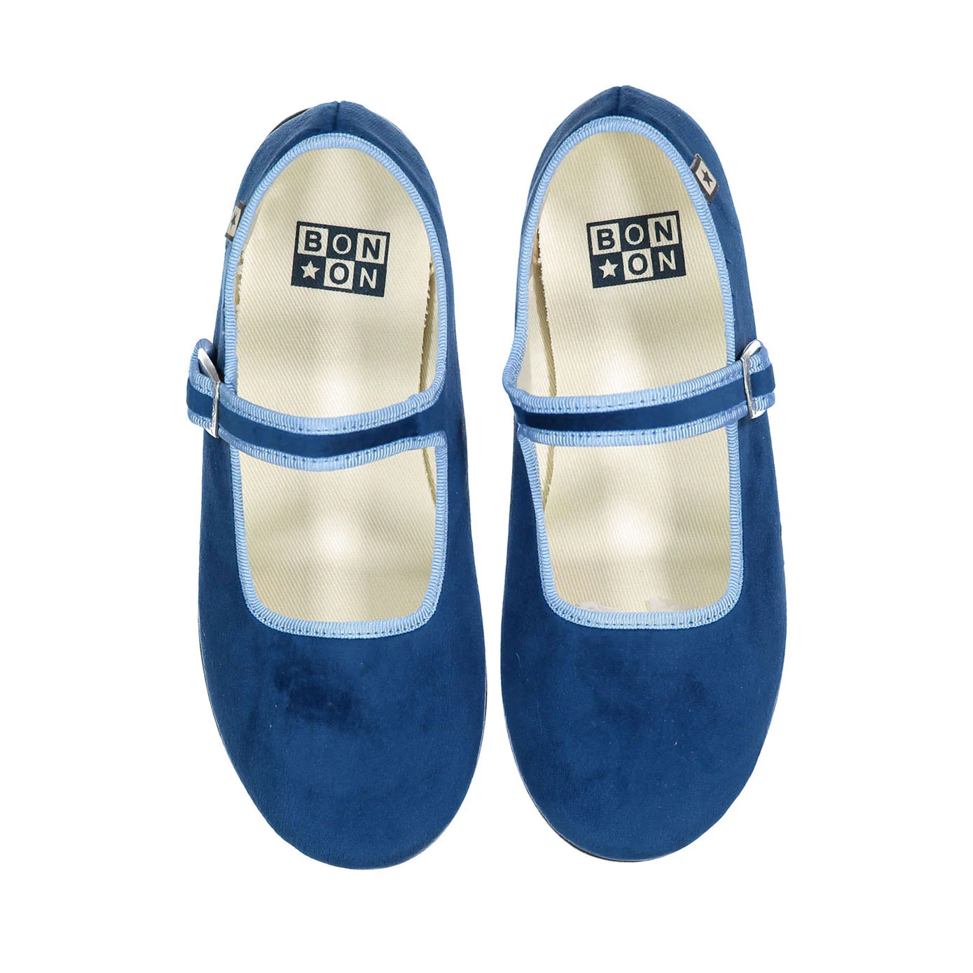 Bonton Blue Chaussons Mary Jane