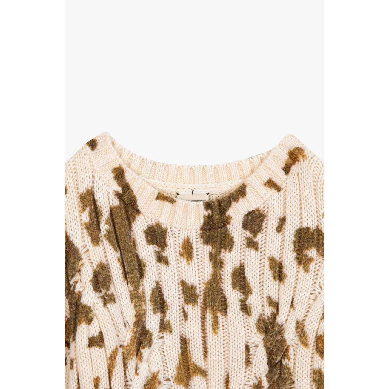 Bonton Brown Misty Cow Sweater - Image 2