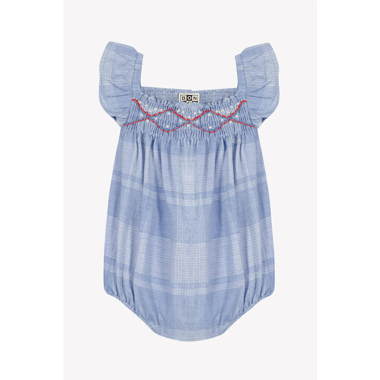 Bonton Chambray Laux Romper