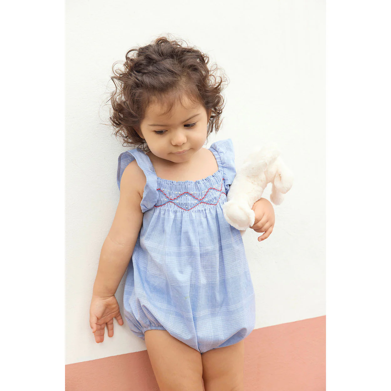 Bonton Chambray Laux Romper - Image 2