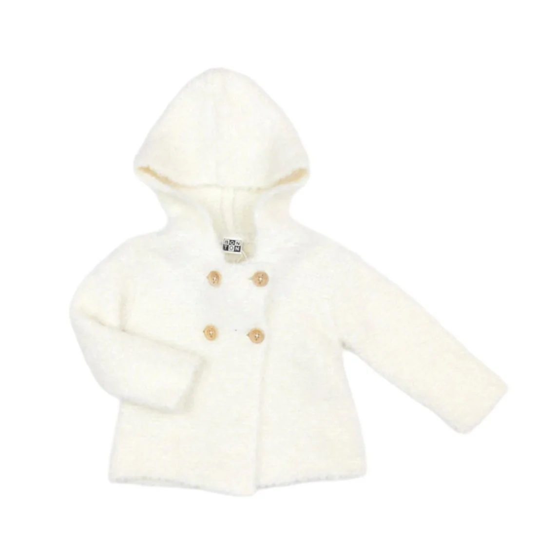 Bonton Cream Manteau Maille Baby Coat