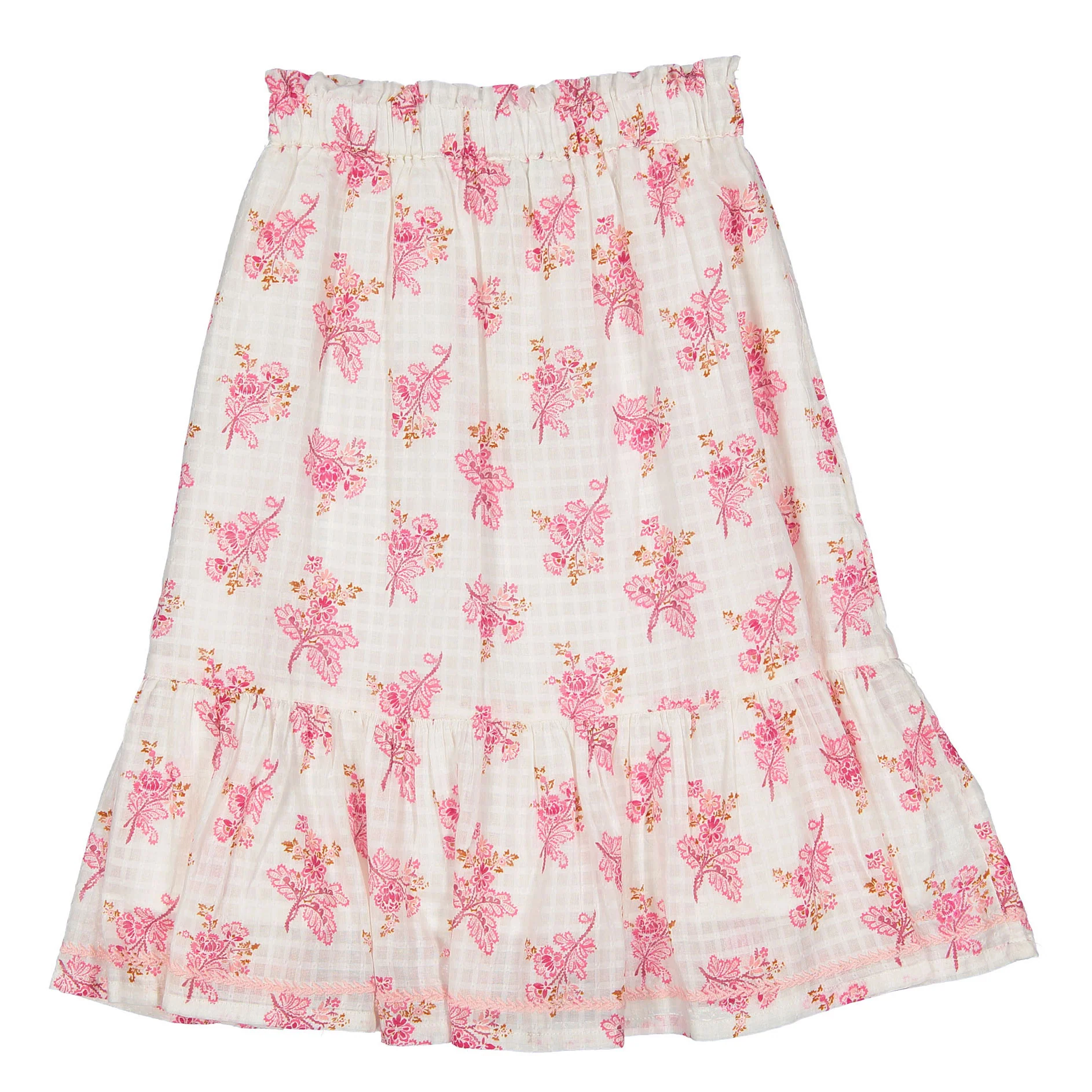Bonton Ecru Denom Skirt