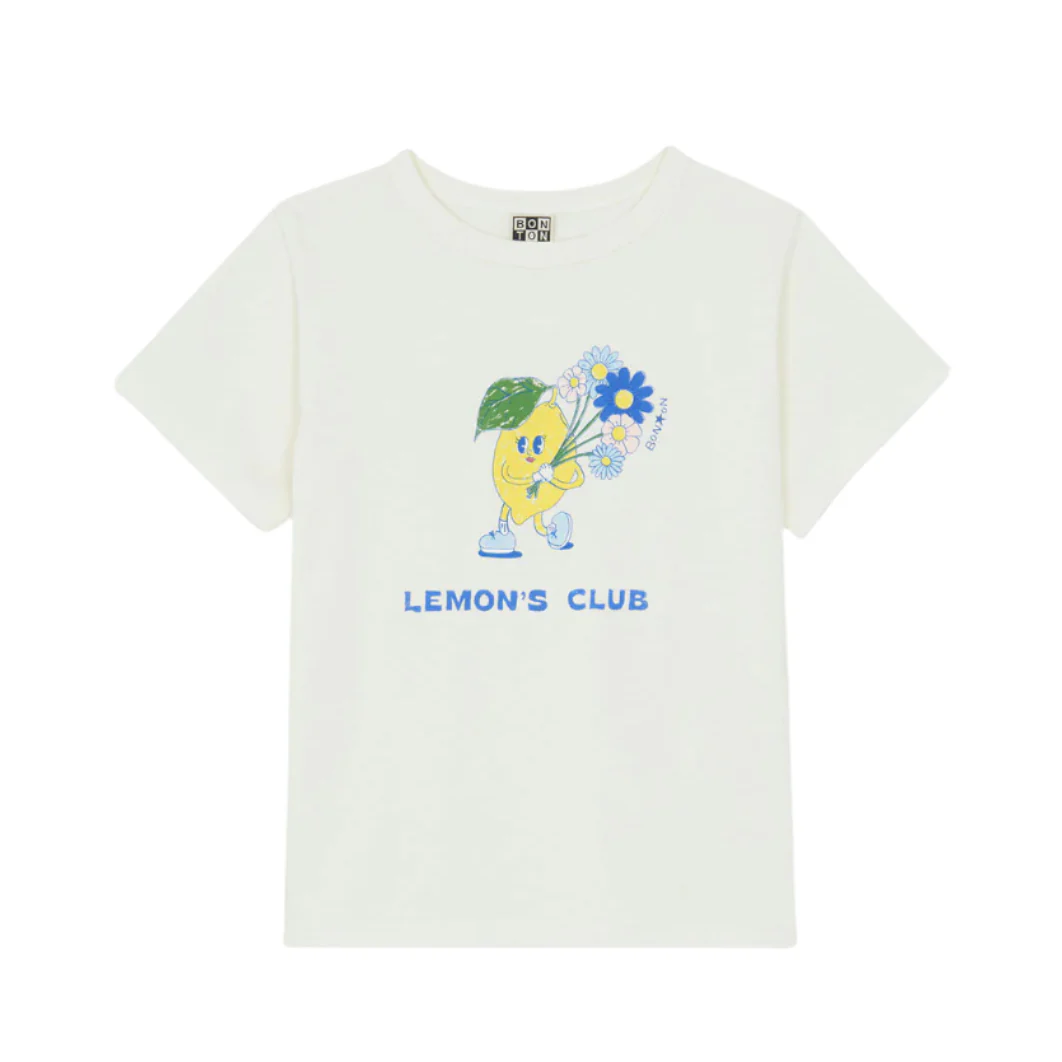 Bonton Ecru Lemon Club Tubo Tee