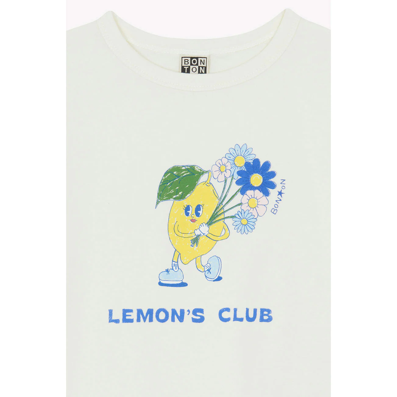 Bonton Ecru Lemon Club Tubo Tee - Image 3