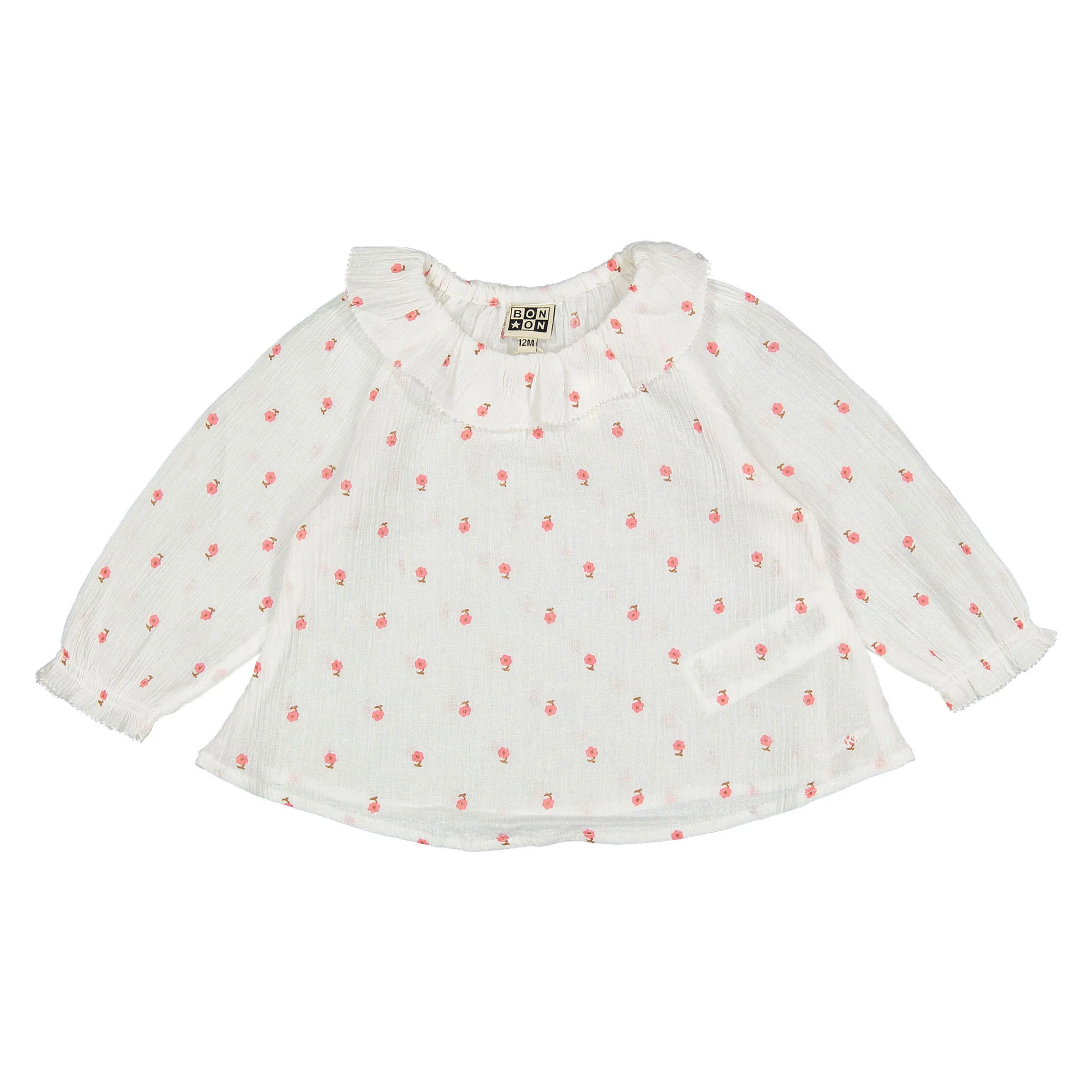 Bonton Ecru Solane Baby Blouse