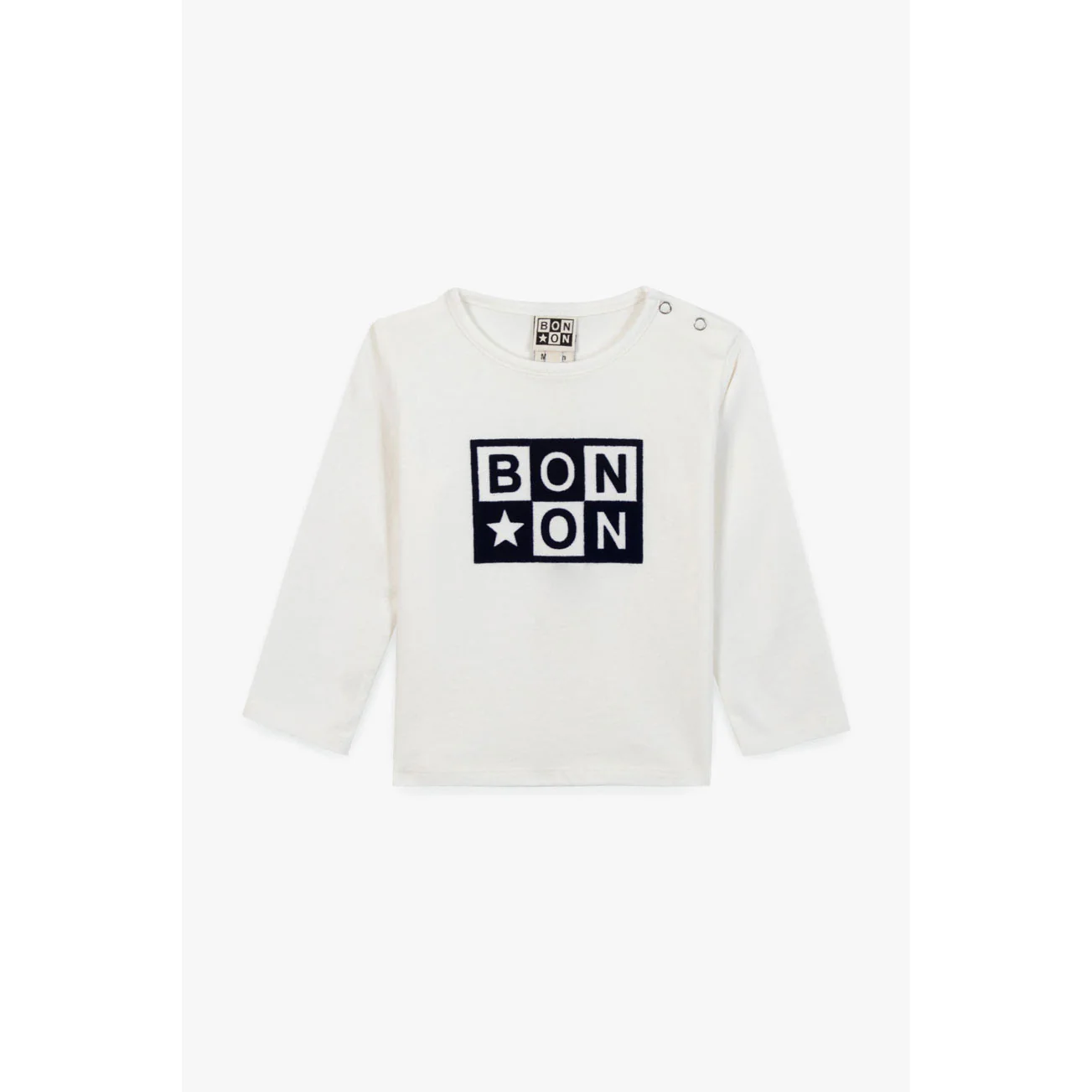 Bonton Ecru Taxi Logo Tee