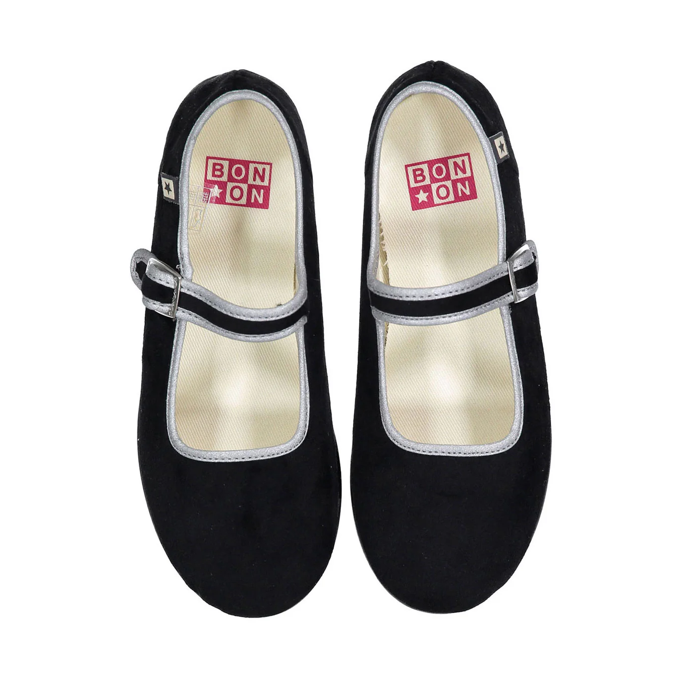 Bonton Gray Chaussons Mary Jane