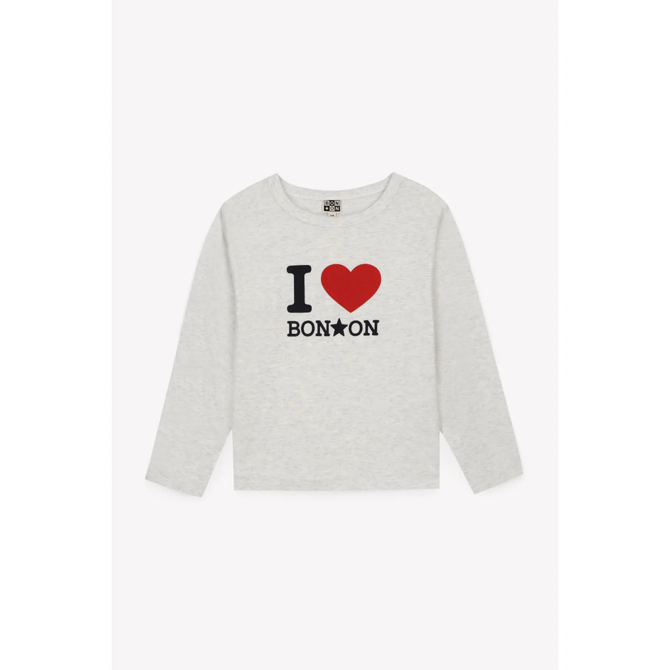 Bonton Grey Axo I Love Tee