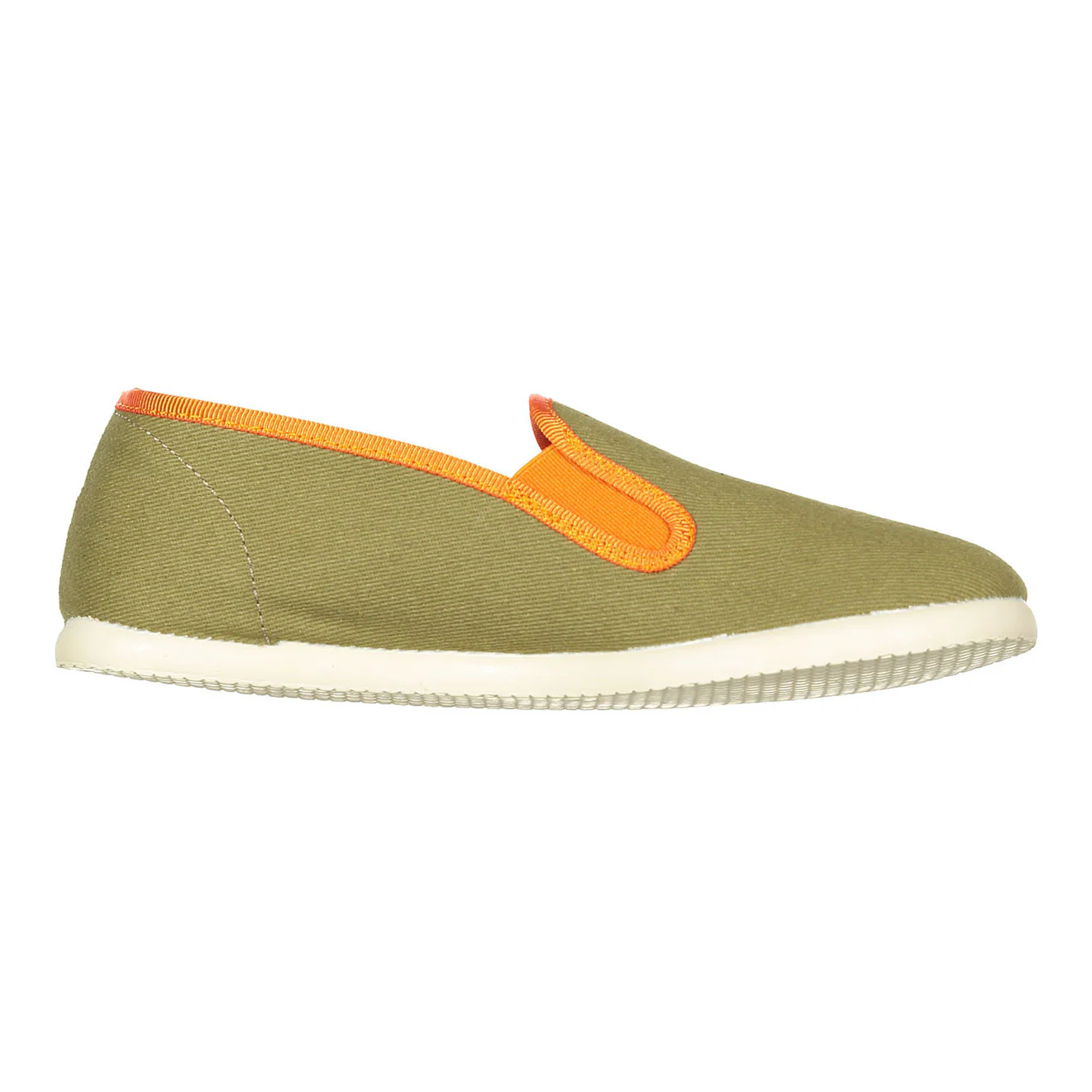 Bonton Kaki Green John Smoking Flats - Image 3