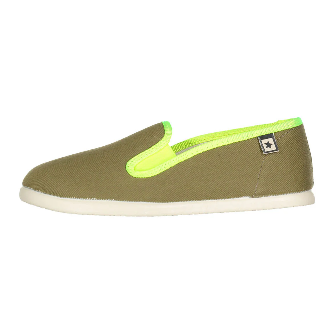 Bonton Khaki Bonton John Slip Ons - Image 2