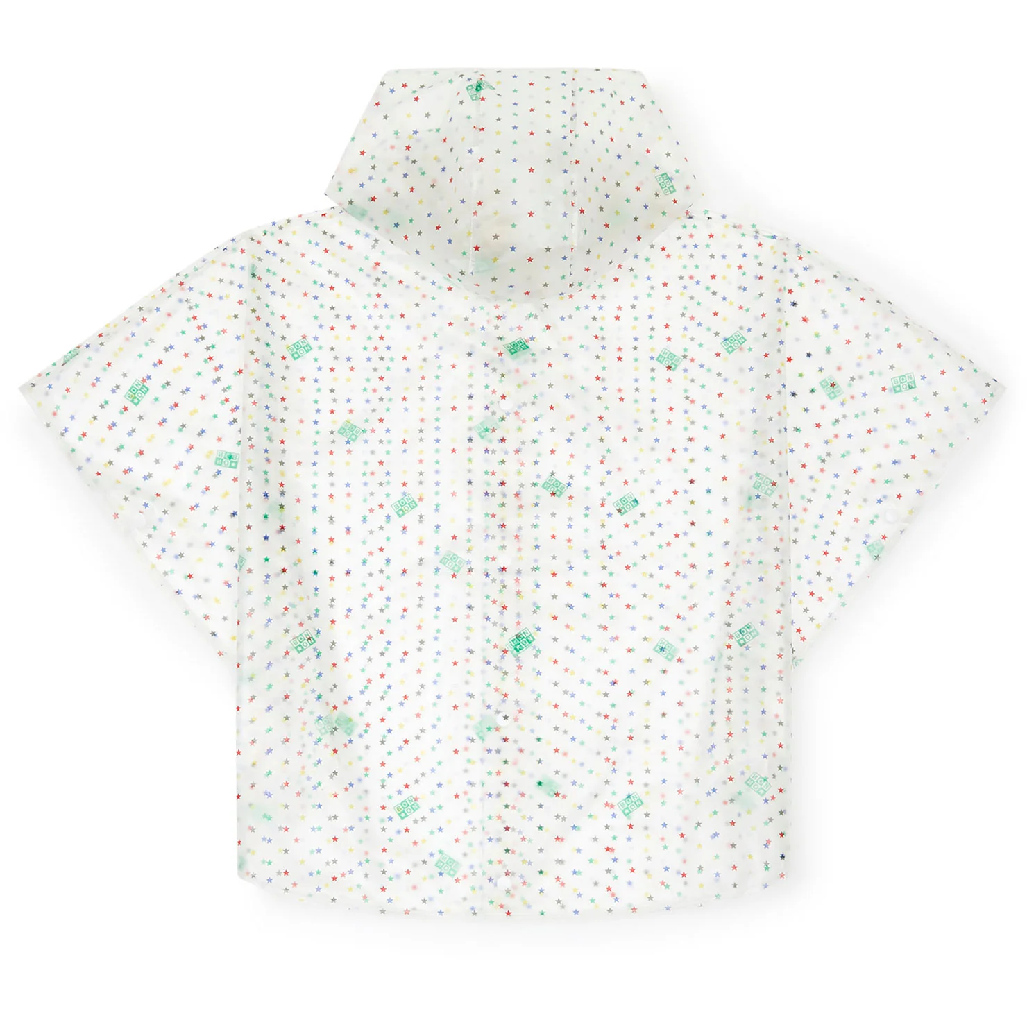 Bonton Multi Blue Rain Coat - Image 2