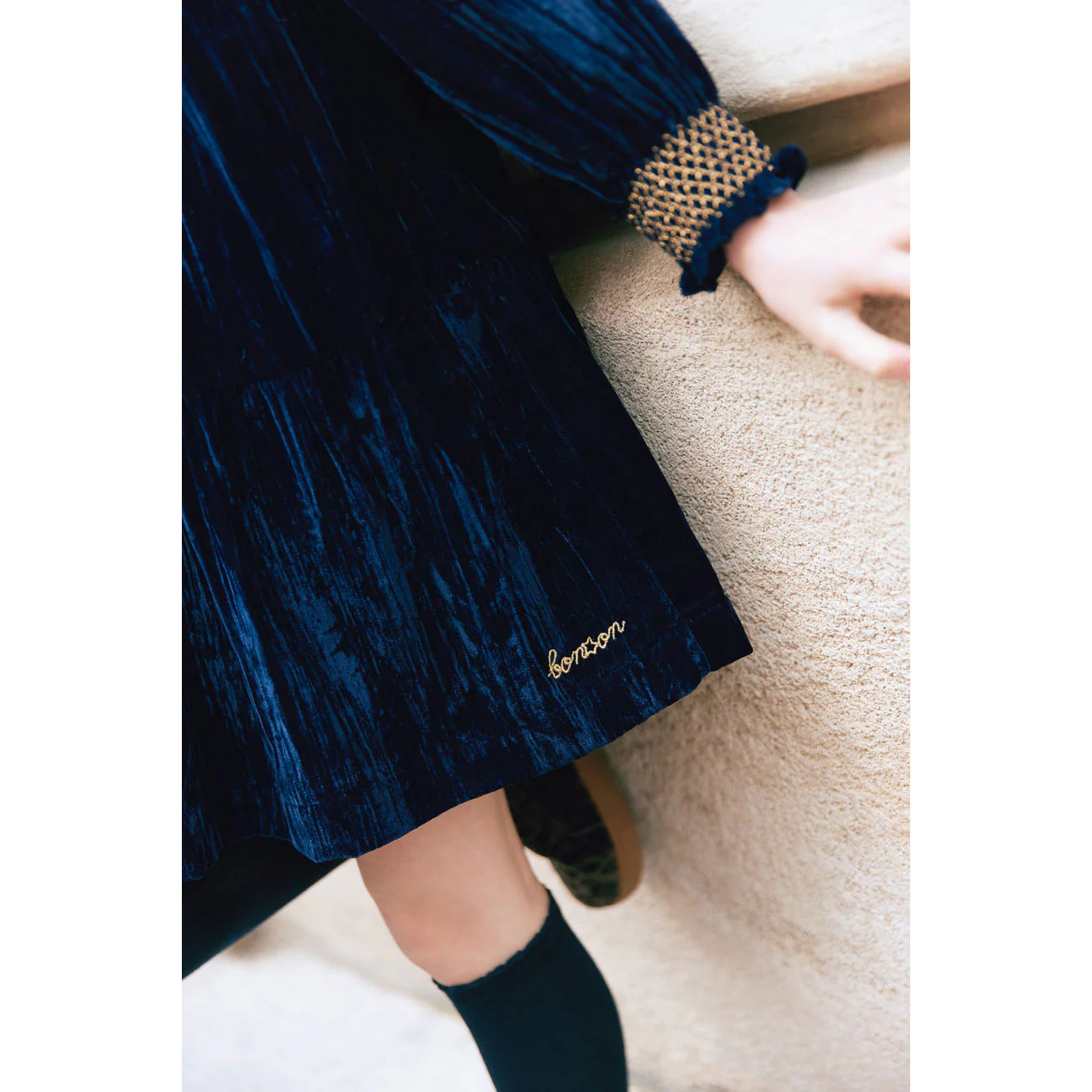 Bonton Navy Rachella Dress - Image 3